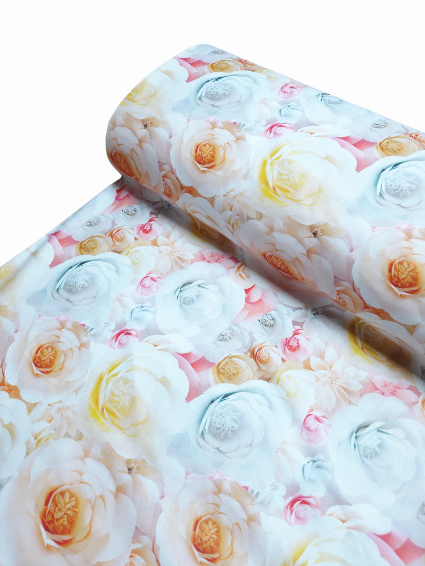 Bumbac ranforce premium Pastel Bloom Elegance