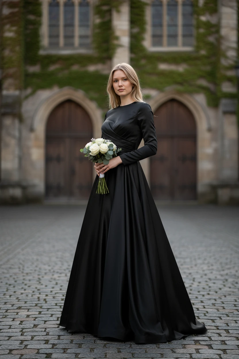 Organza Glisse negru