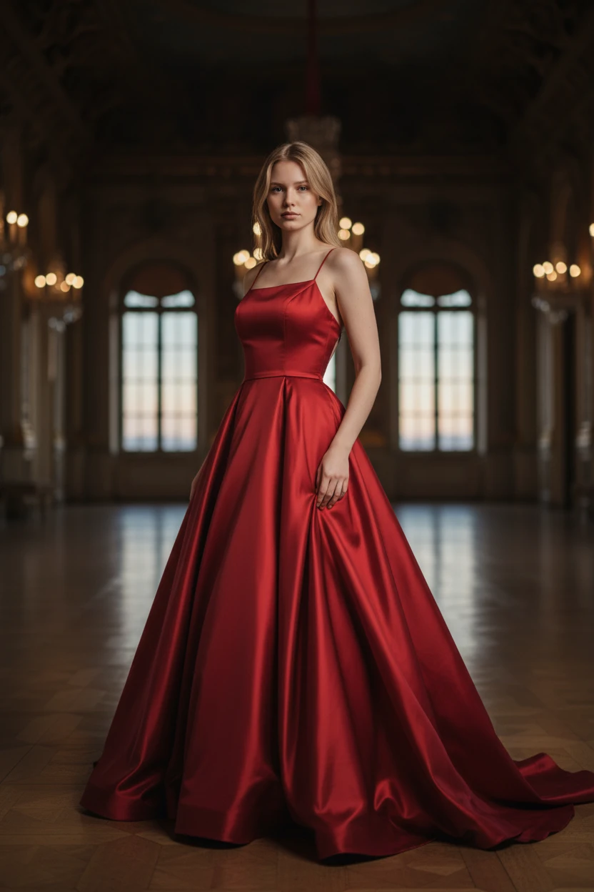 Organza Glisse rosu