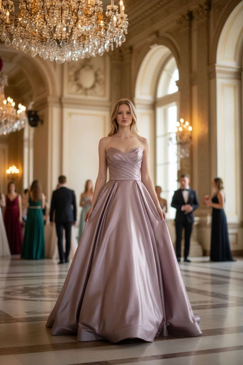 Organza Glisse roz prafuit