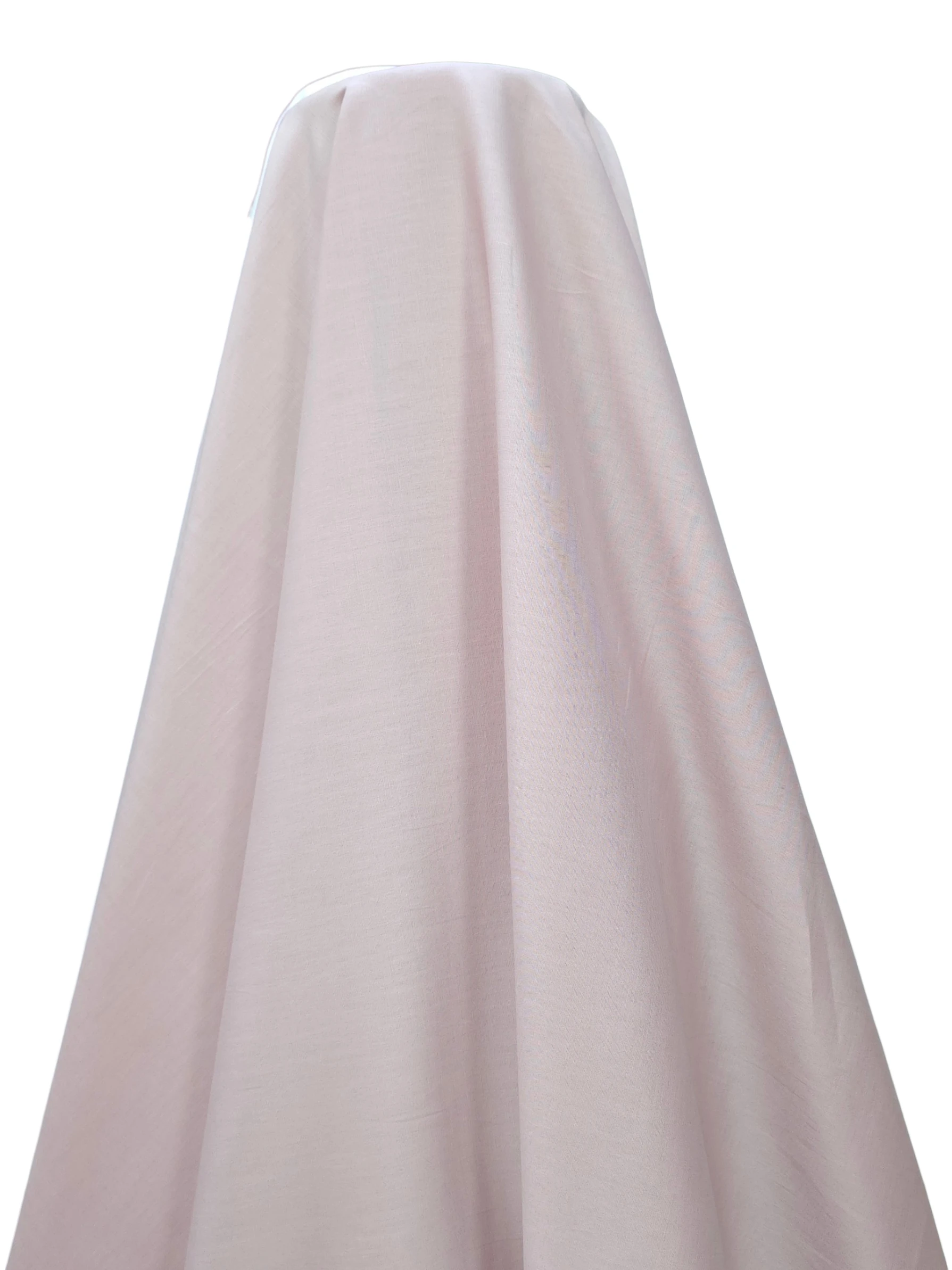 Poplin usor elastic roz prafuit