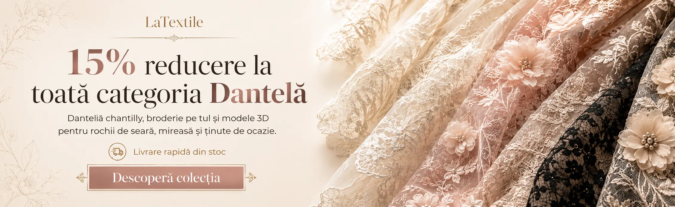 Reduceri la dantela