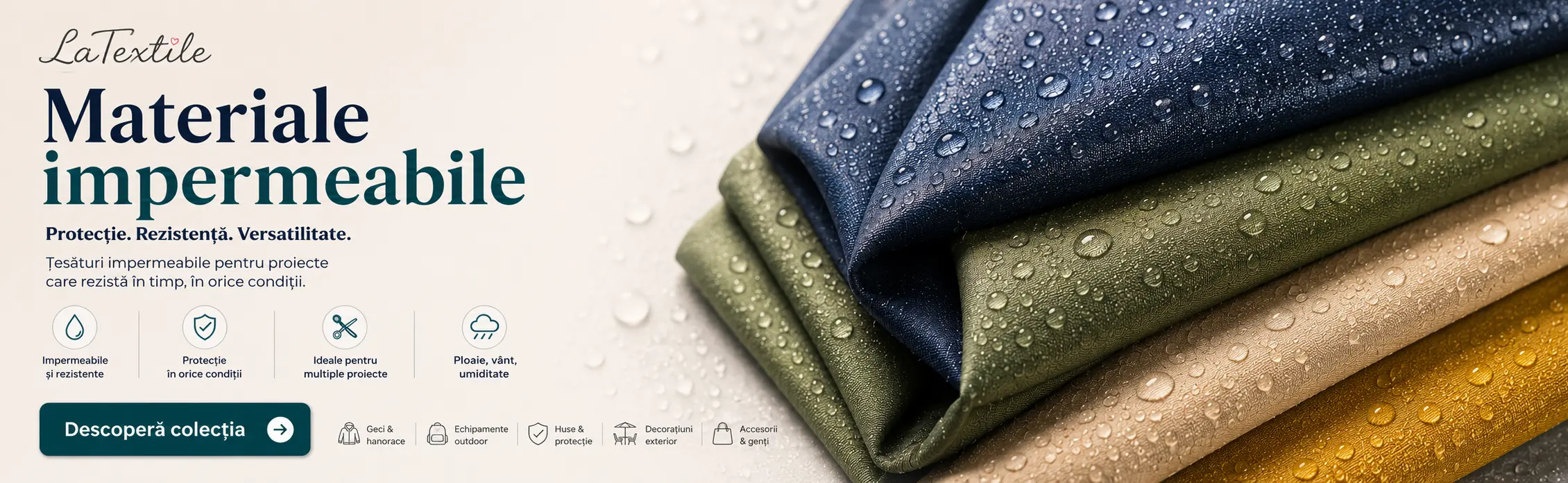 Materiale impermeabile noutati