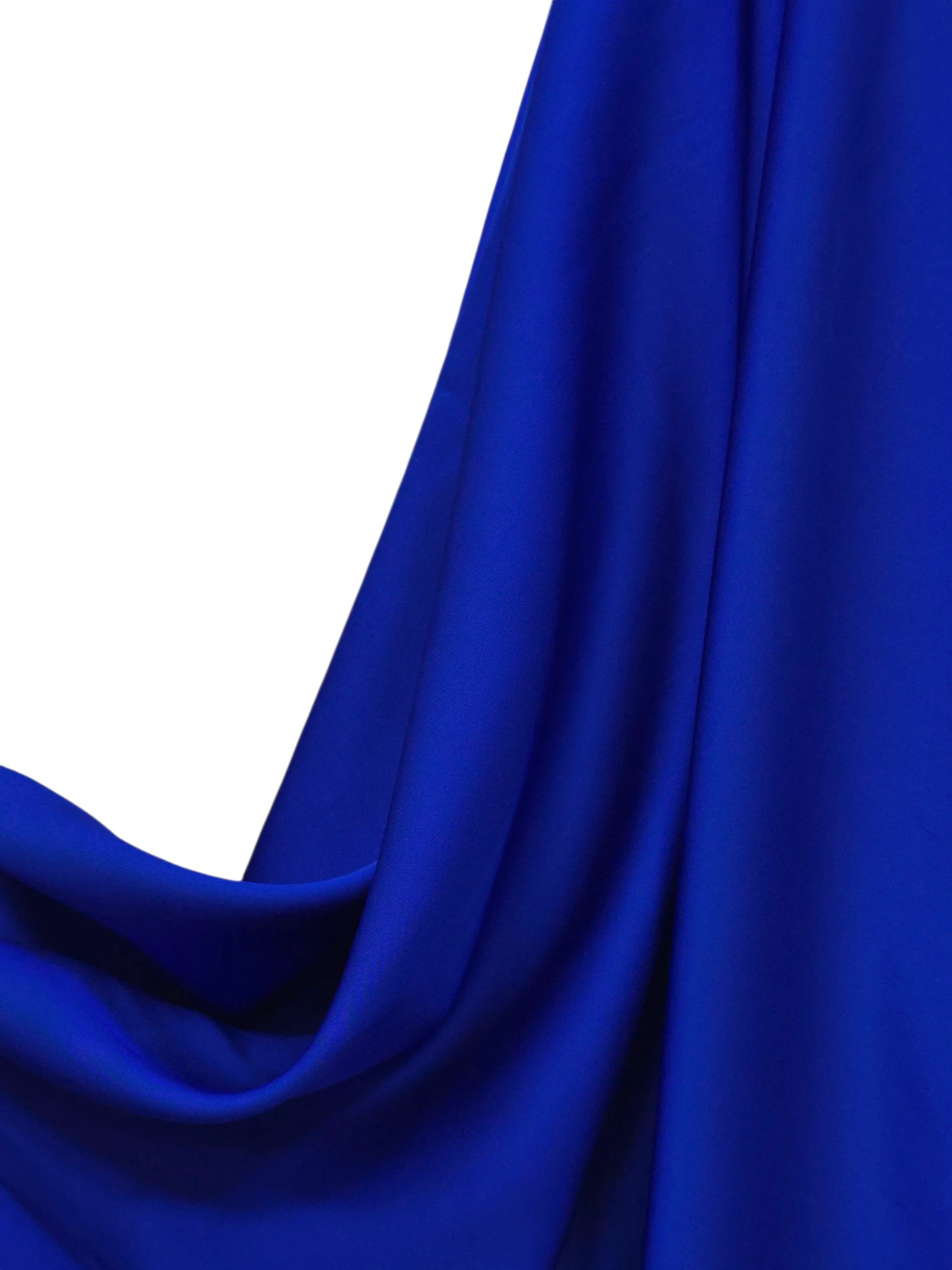 Satin elastic Paris albastru electric