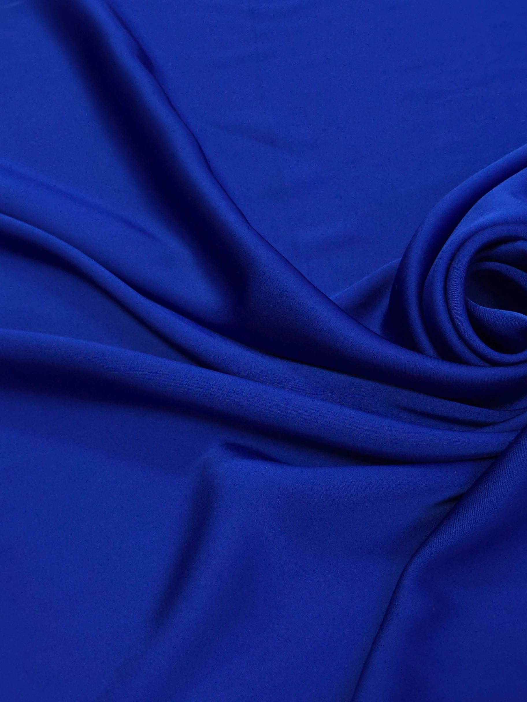 Satin elastic Paris albastru electric