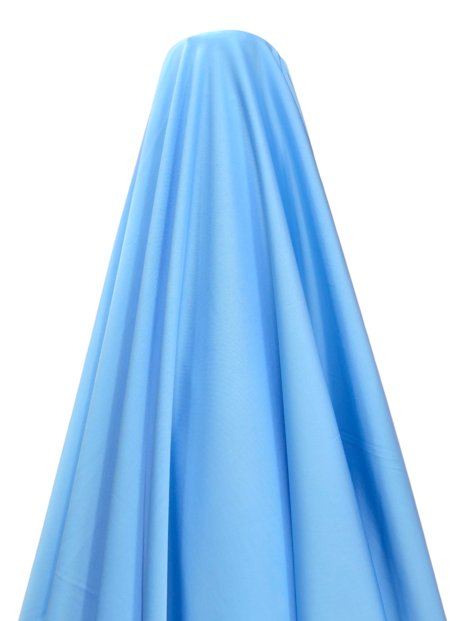 Satin elastic Paris bleu ciel