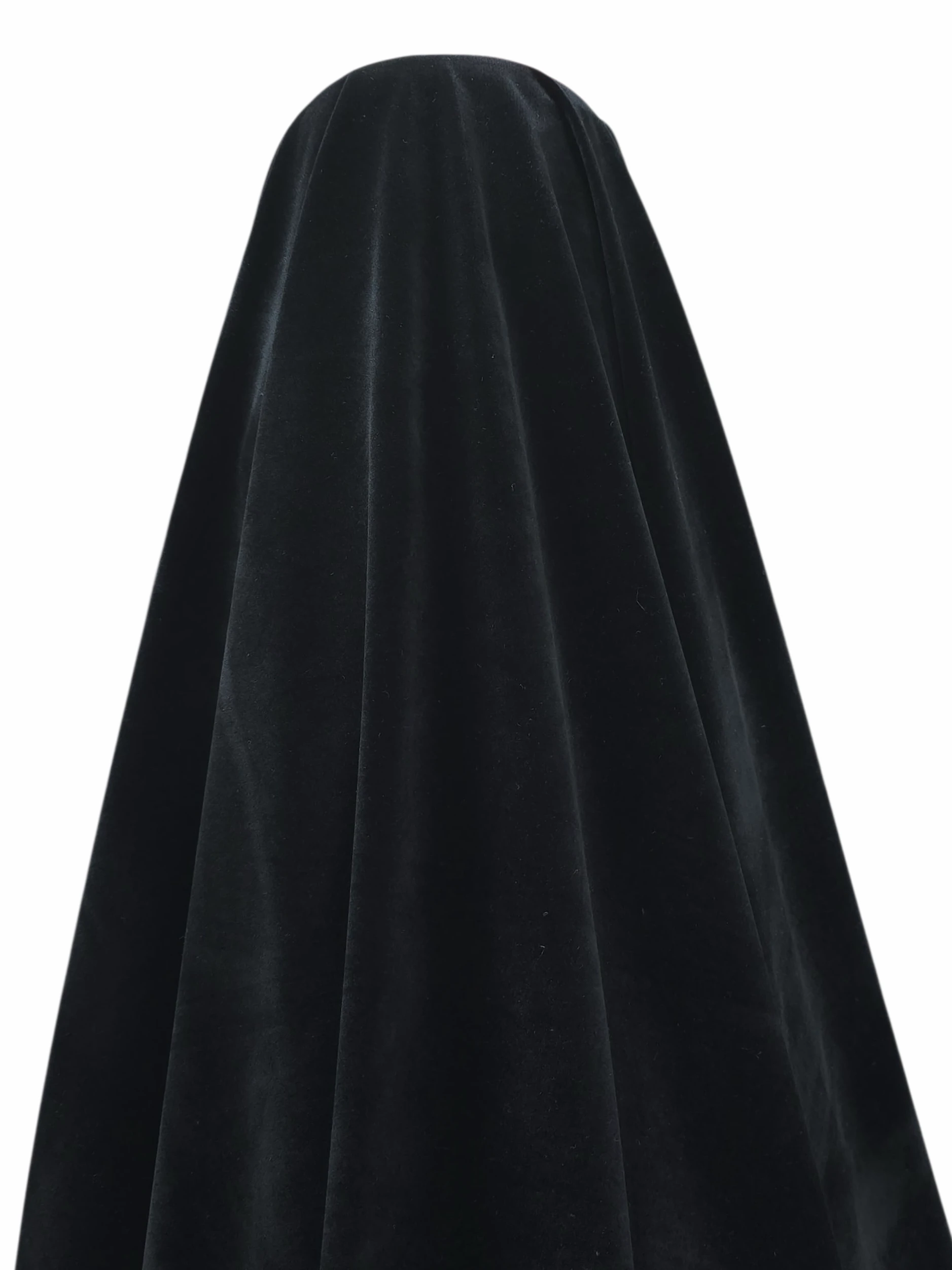 Catifea tip bumbac neagra