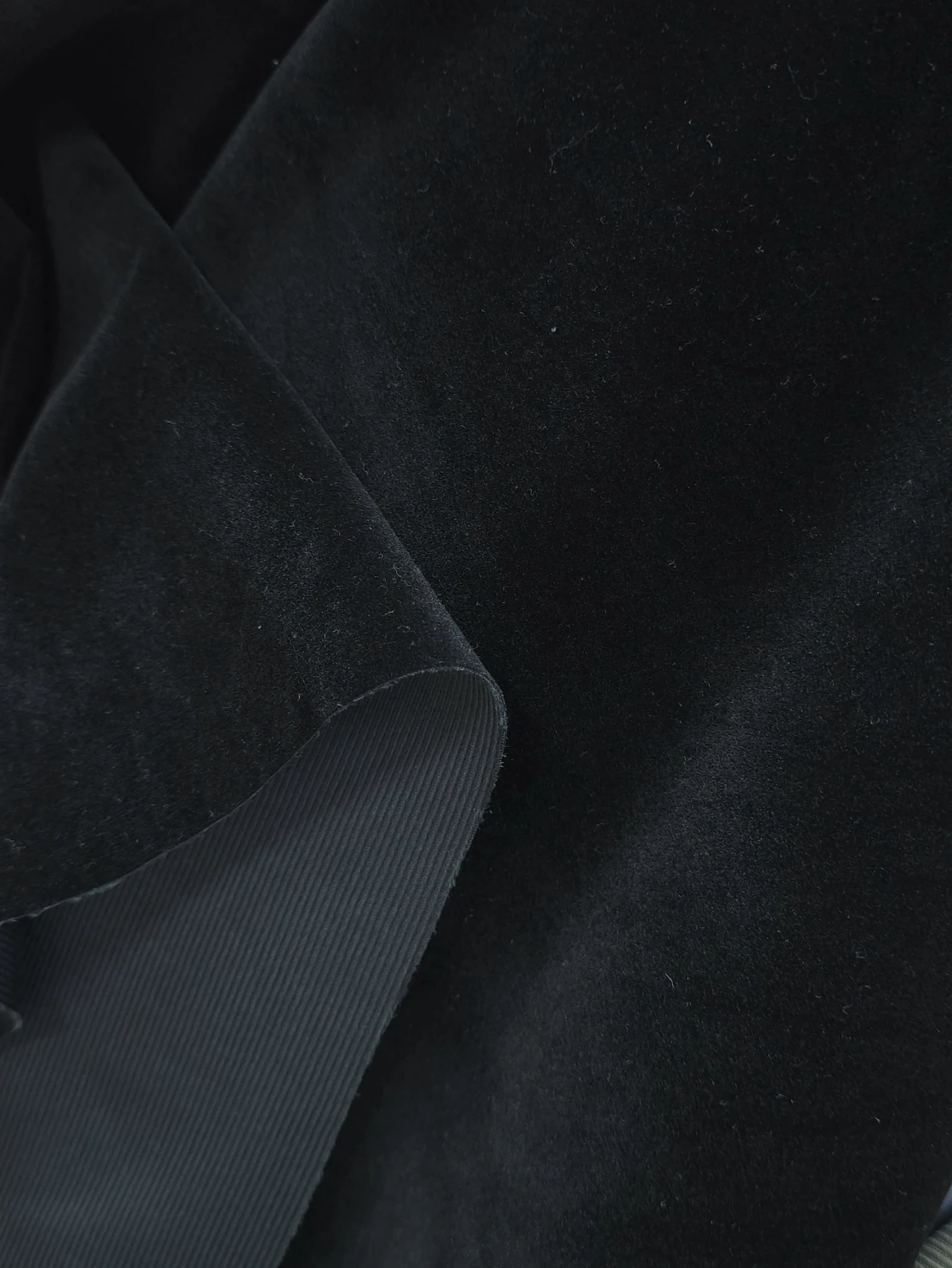 Catifea tip bumbac neagra