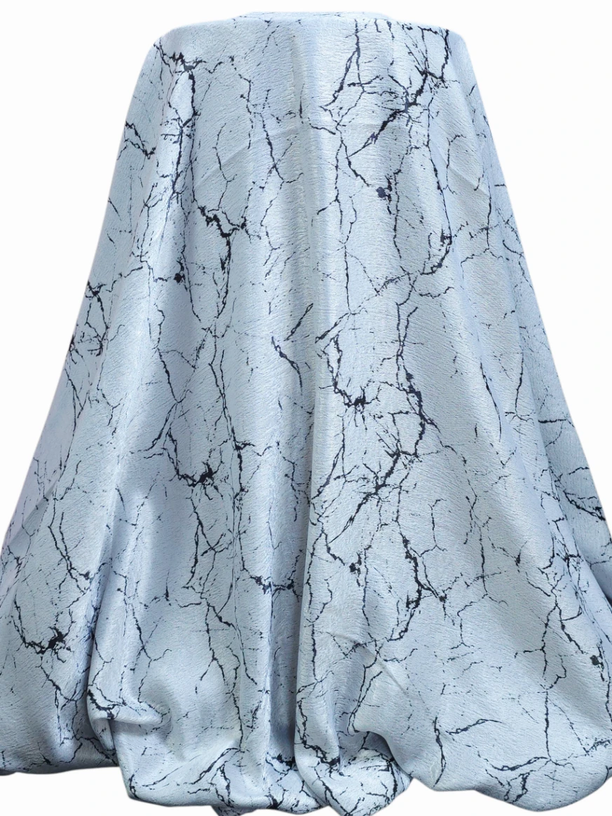 Material draperie gri model marmura