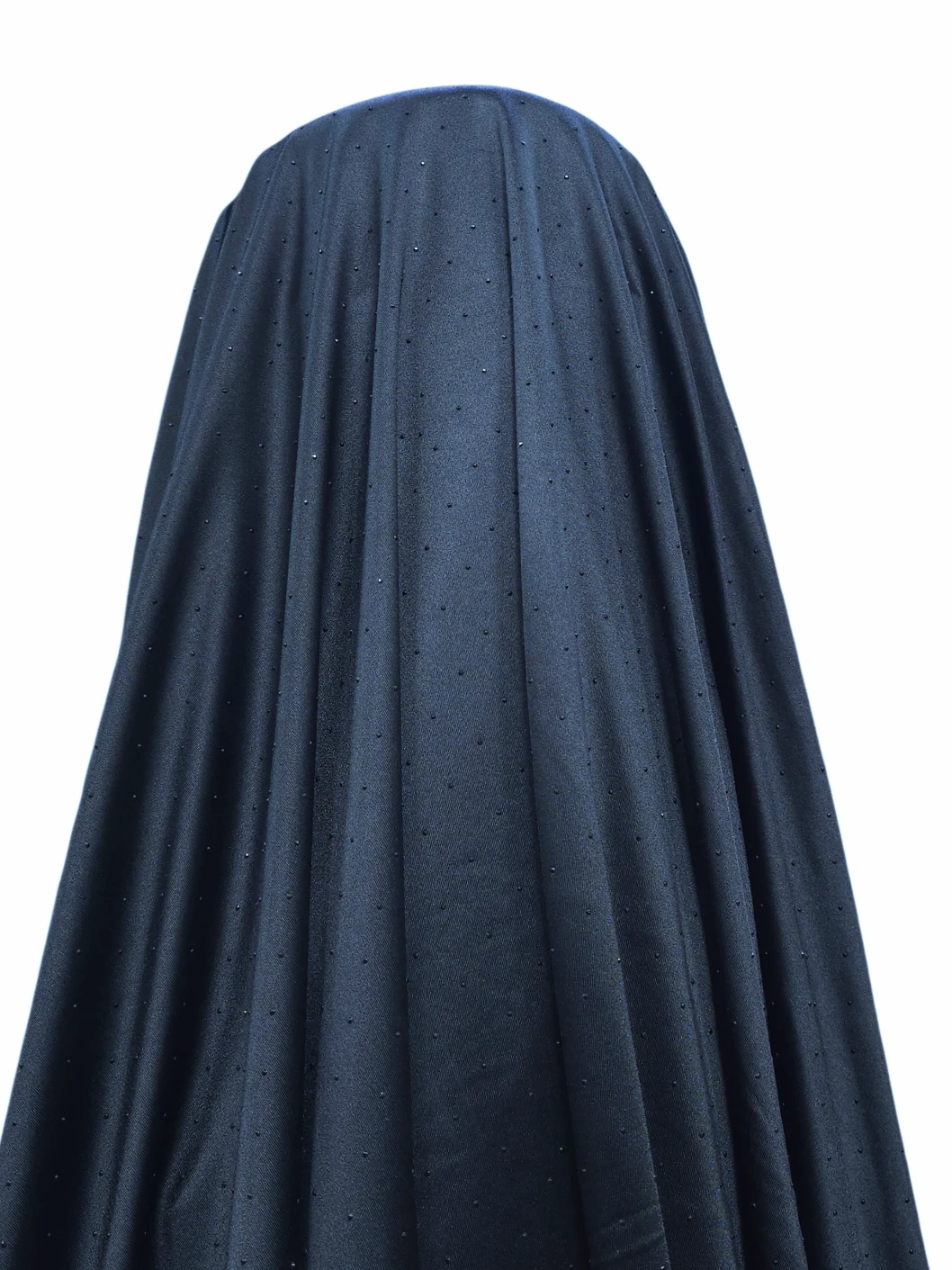 Lycra bleumarin cu strasuri