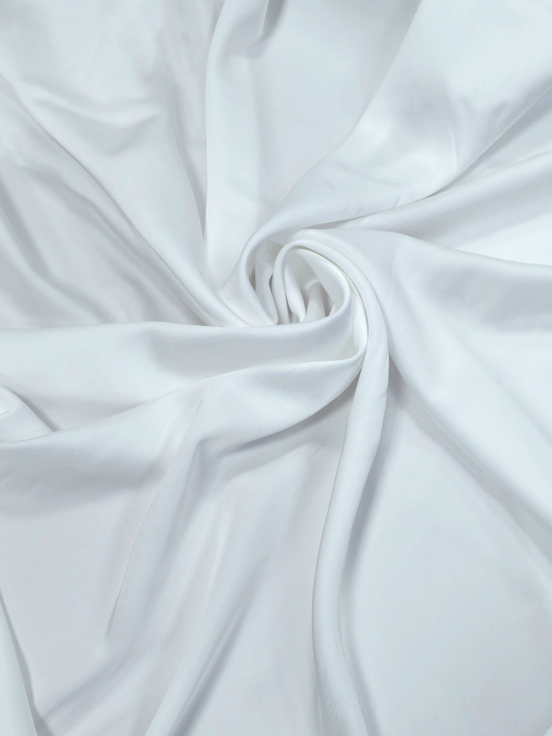 Satin elastic Paris alb