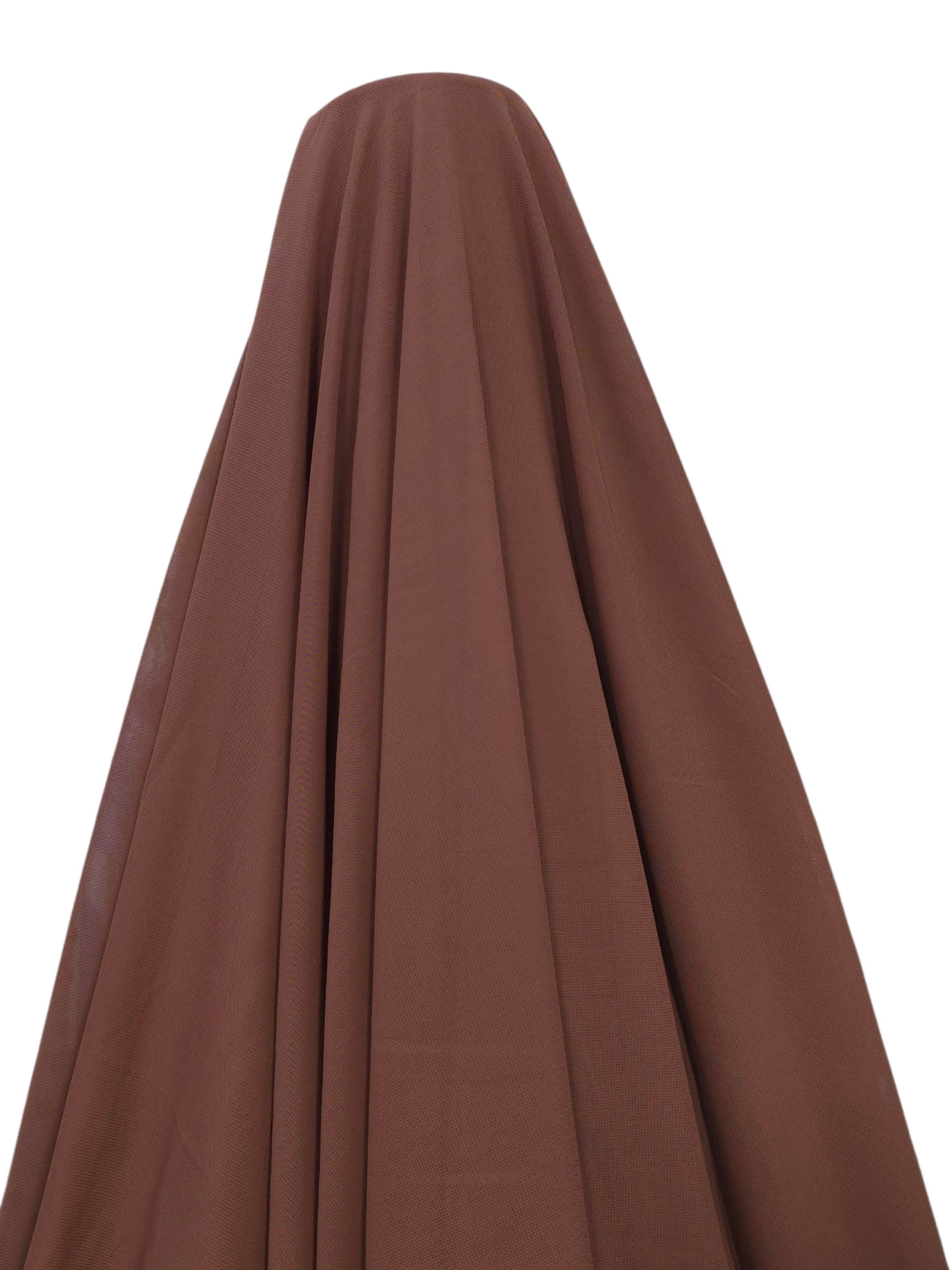 Voal chiffon maro