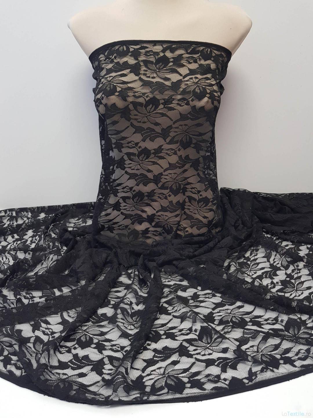 Dantela elastica neagra