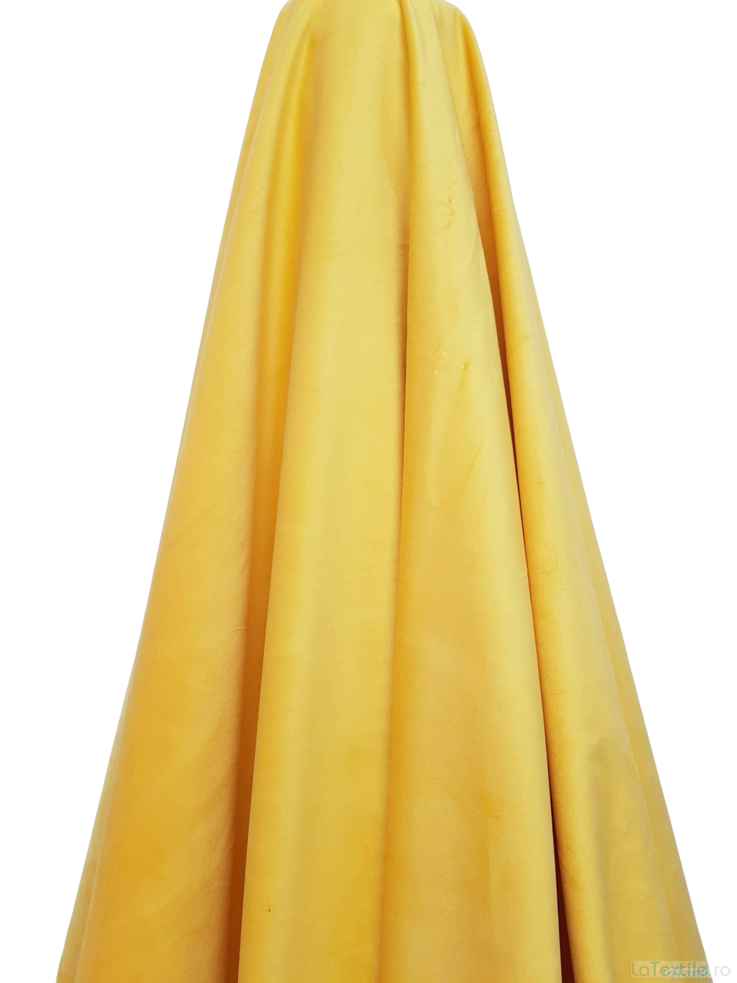 Material draperie catifea galbena