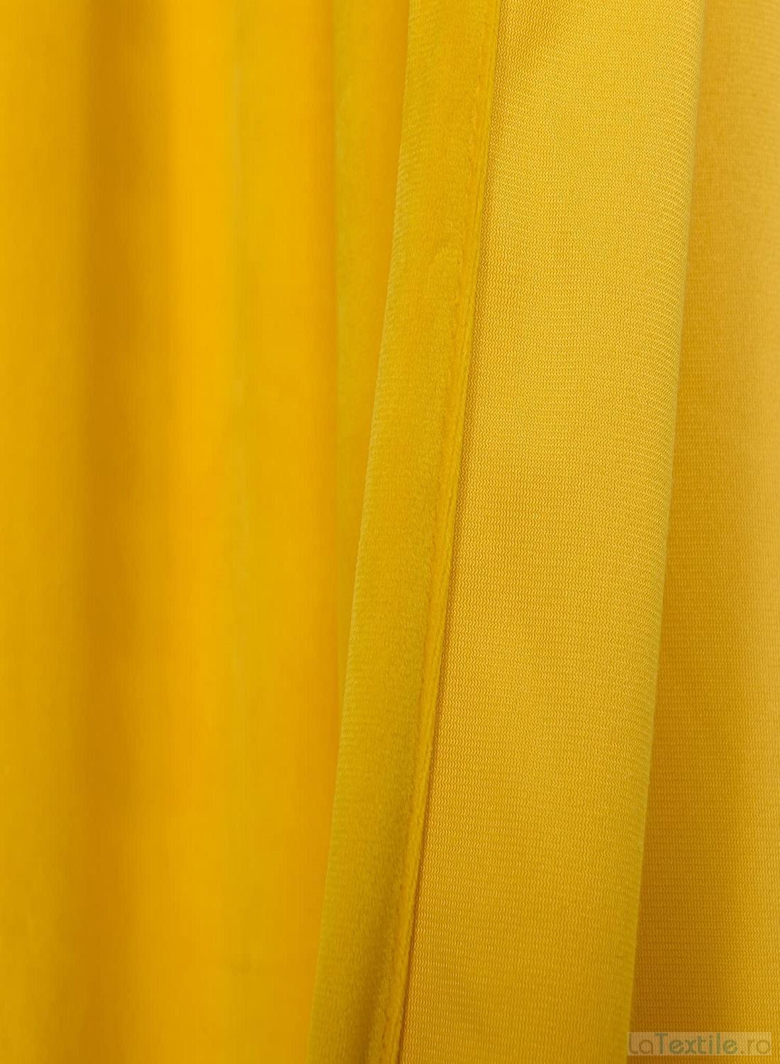 Material draperie catifea galbena