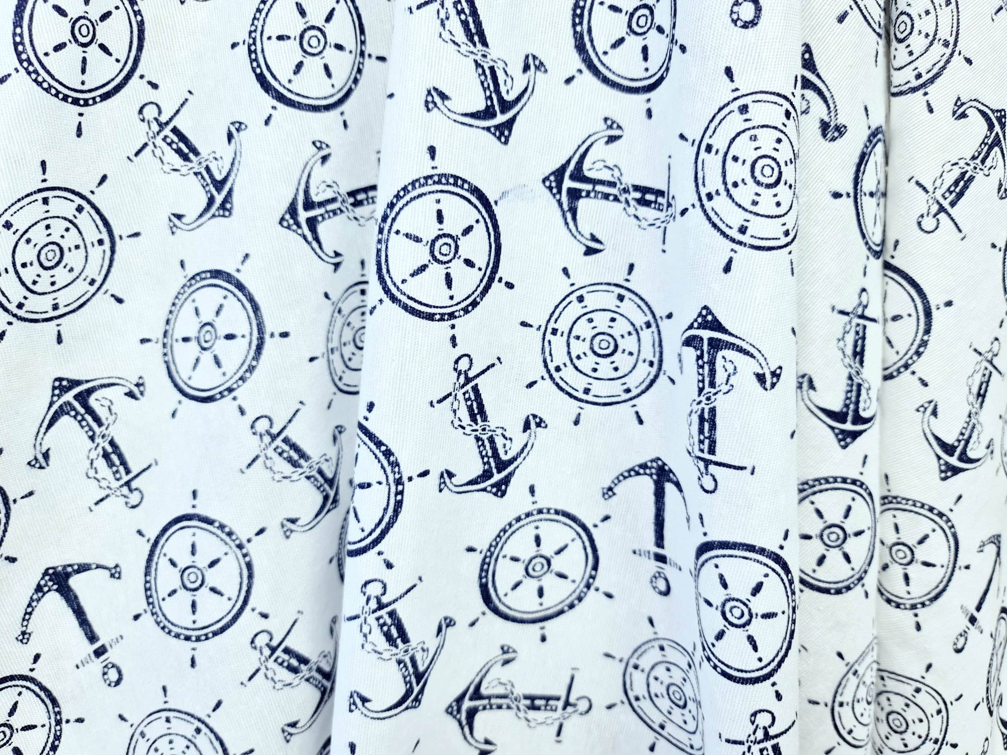 Material Home Decor Marine alb