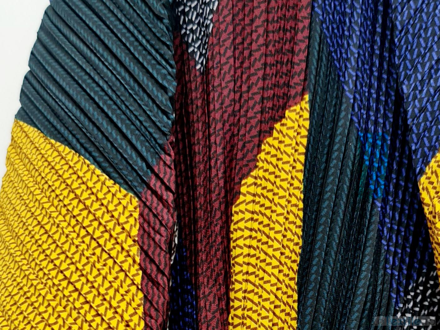 Matase plisata multicolor
