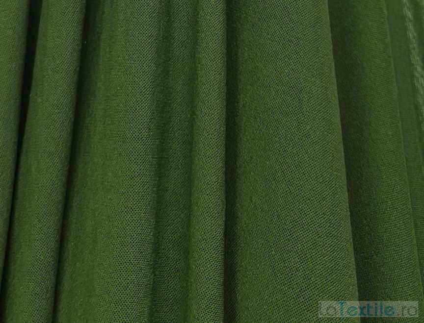 Tul elastic verde kaki