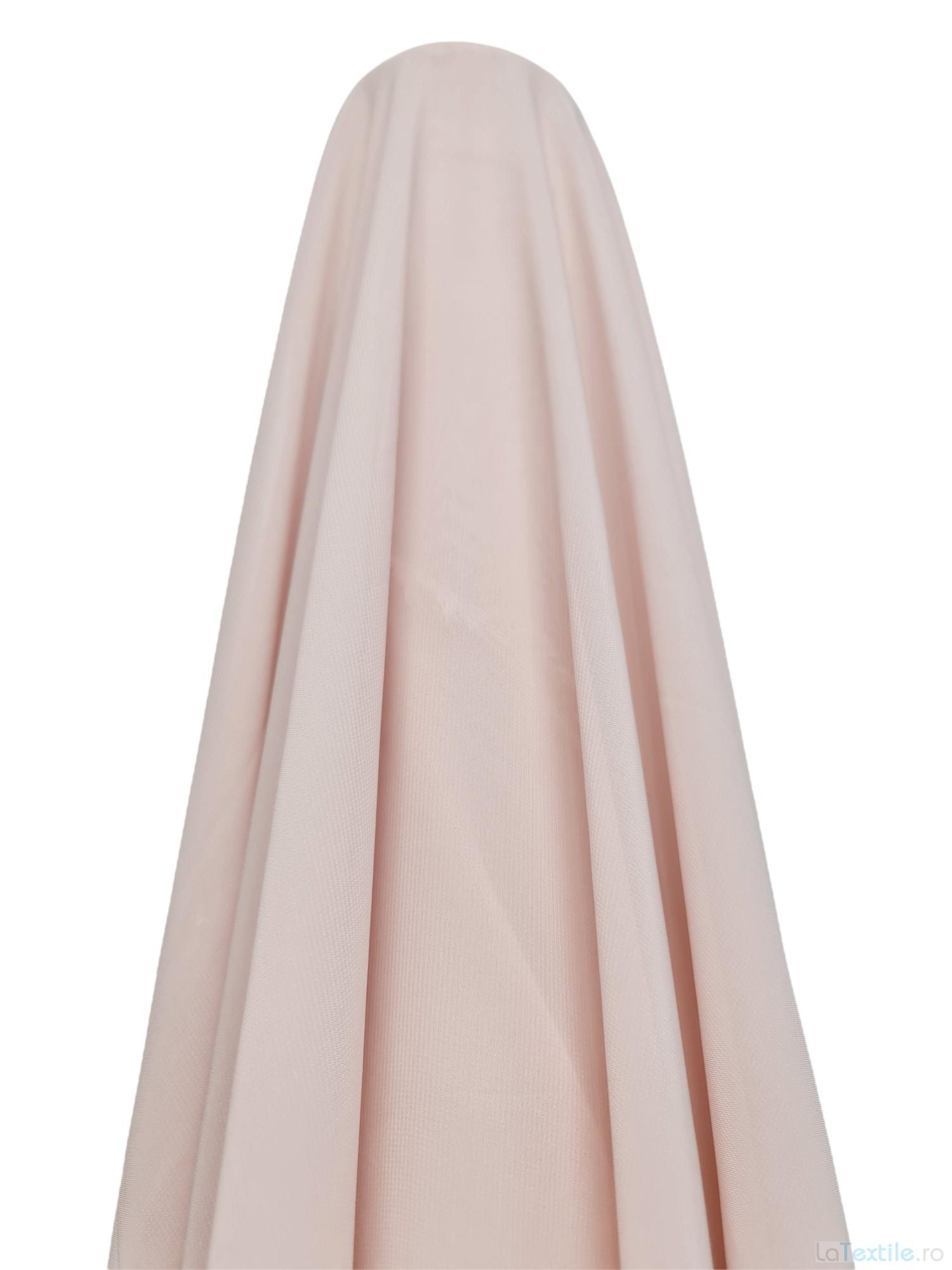 Voal chiffon bej roze