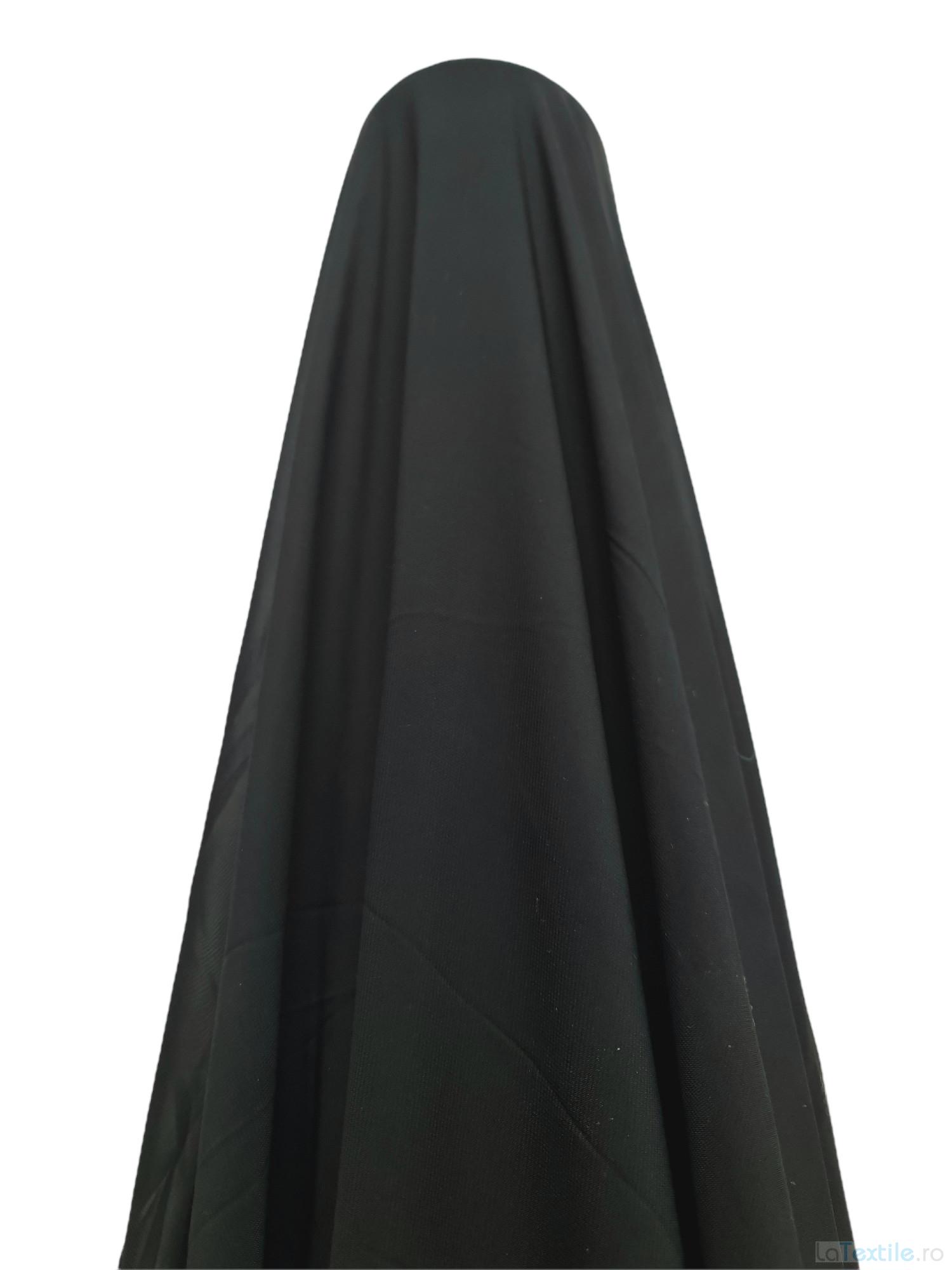 Voal chiffon negru