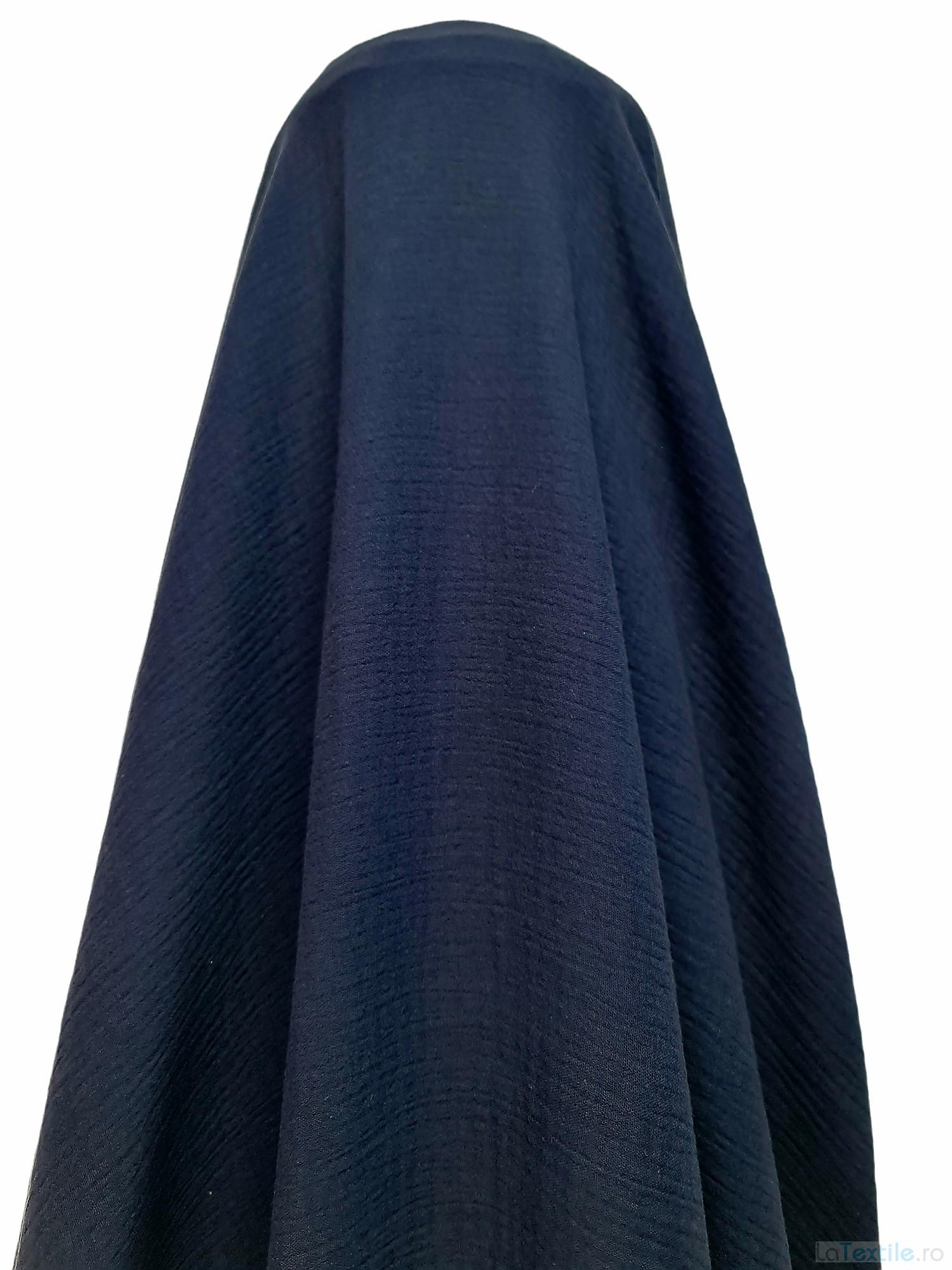 Muselina confectii bleumarin