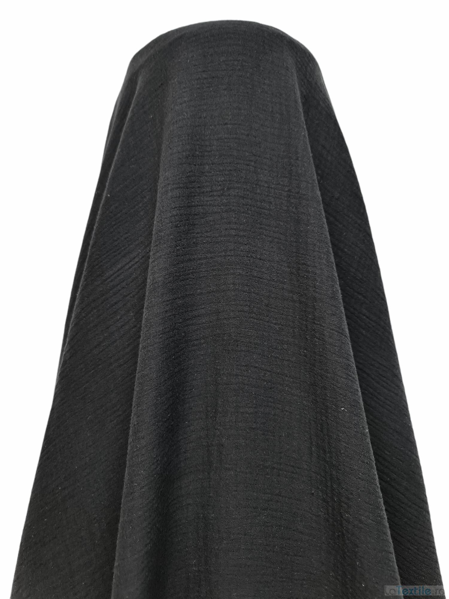 Muselina confectii neagra