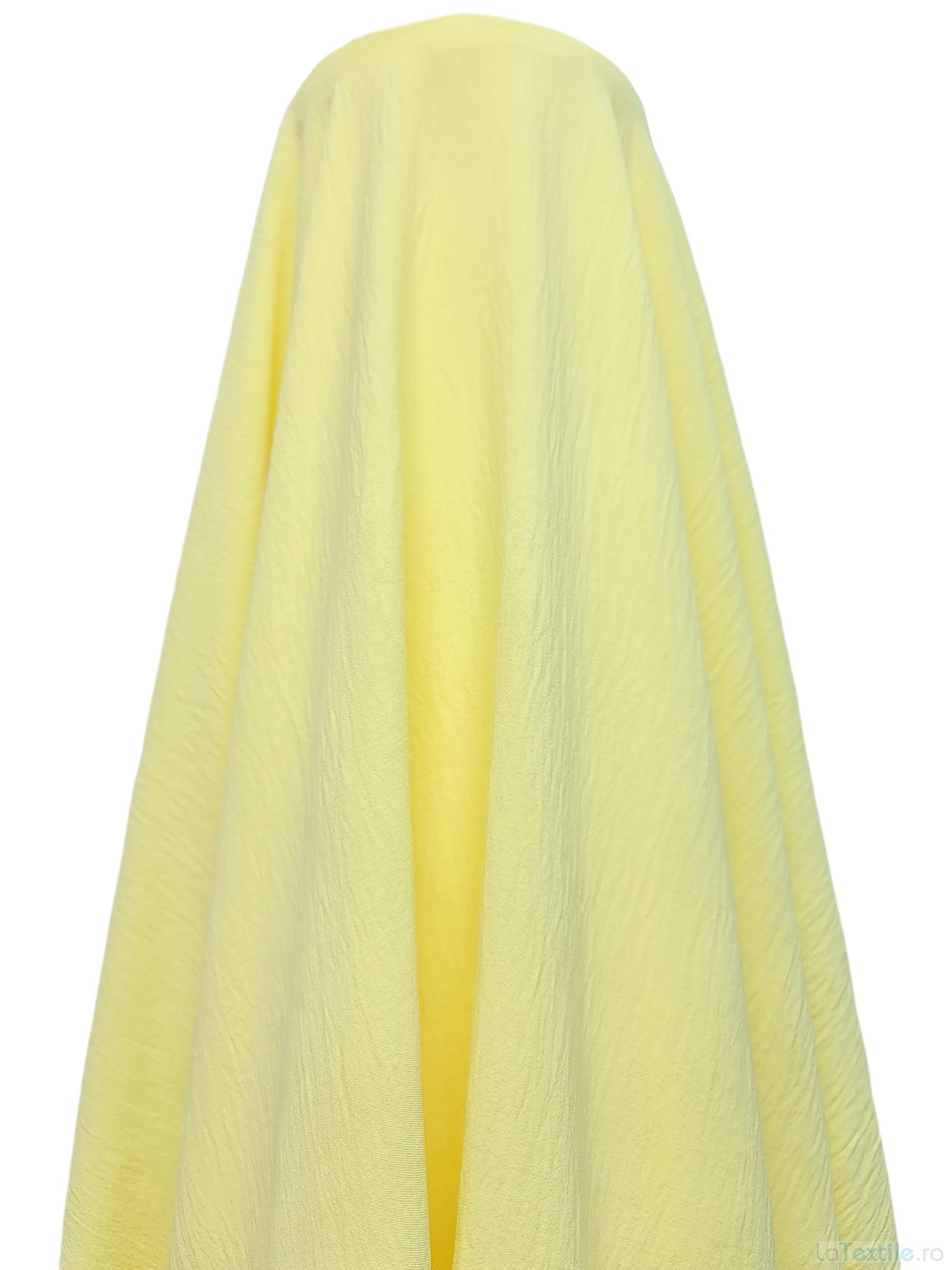 Poplin elastic galben