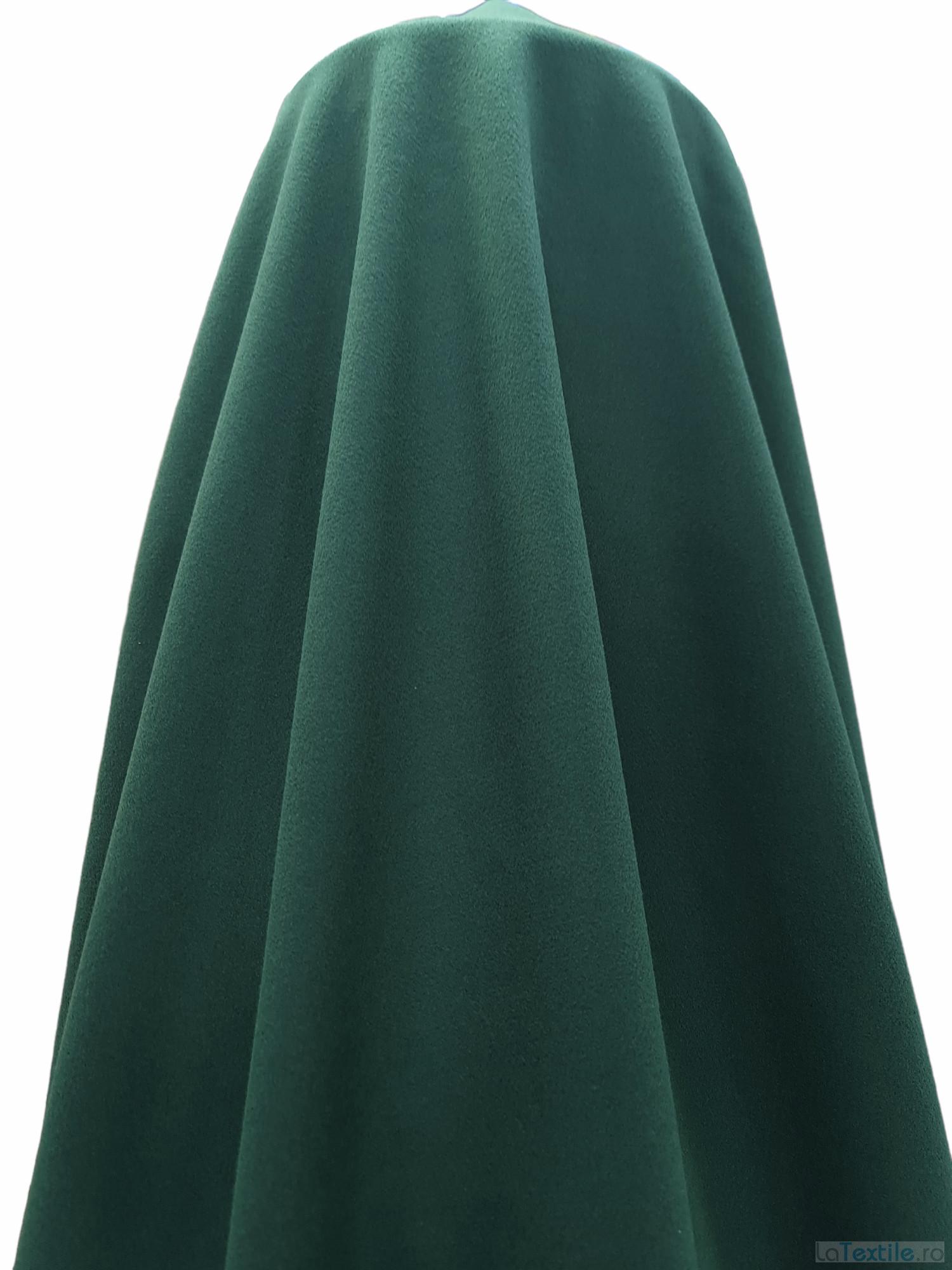 Stofa groasa velur verde inchis