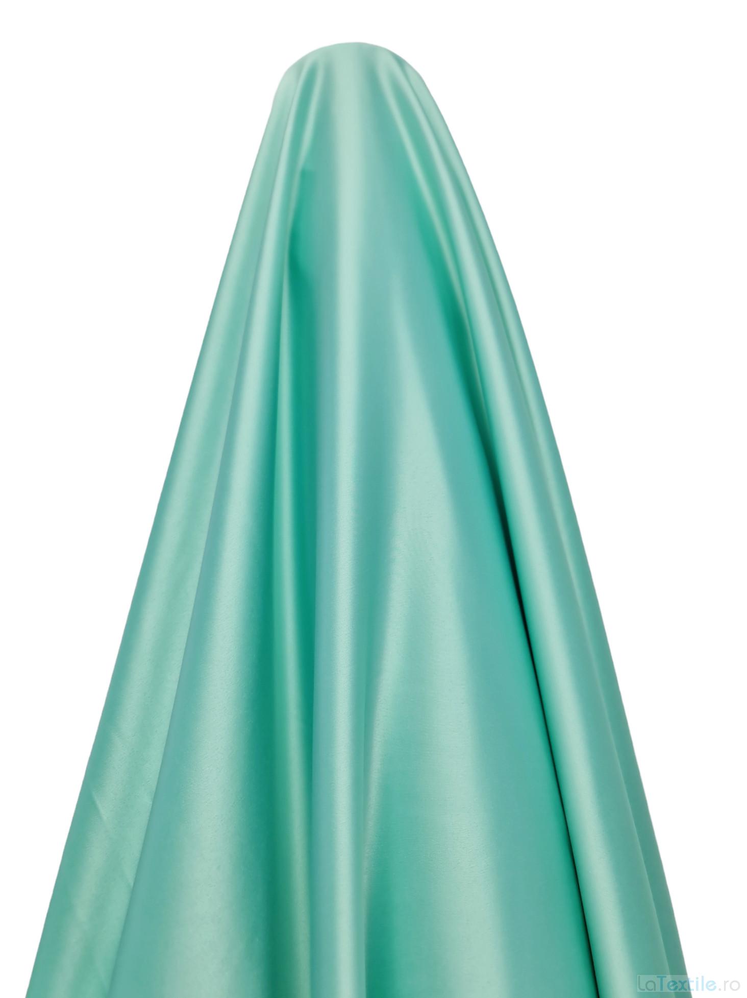 Tafta elastica Soft cu fir de matase verde menta