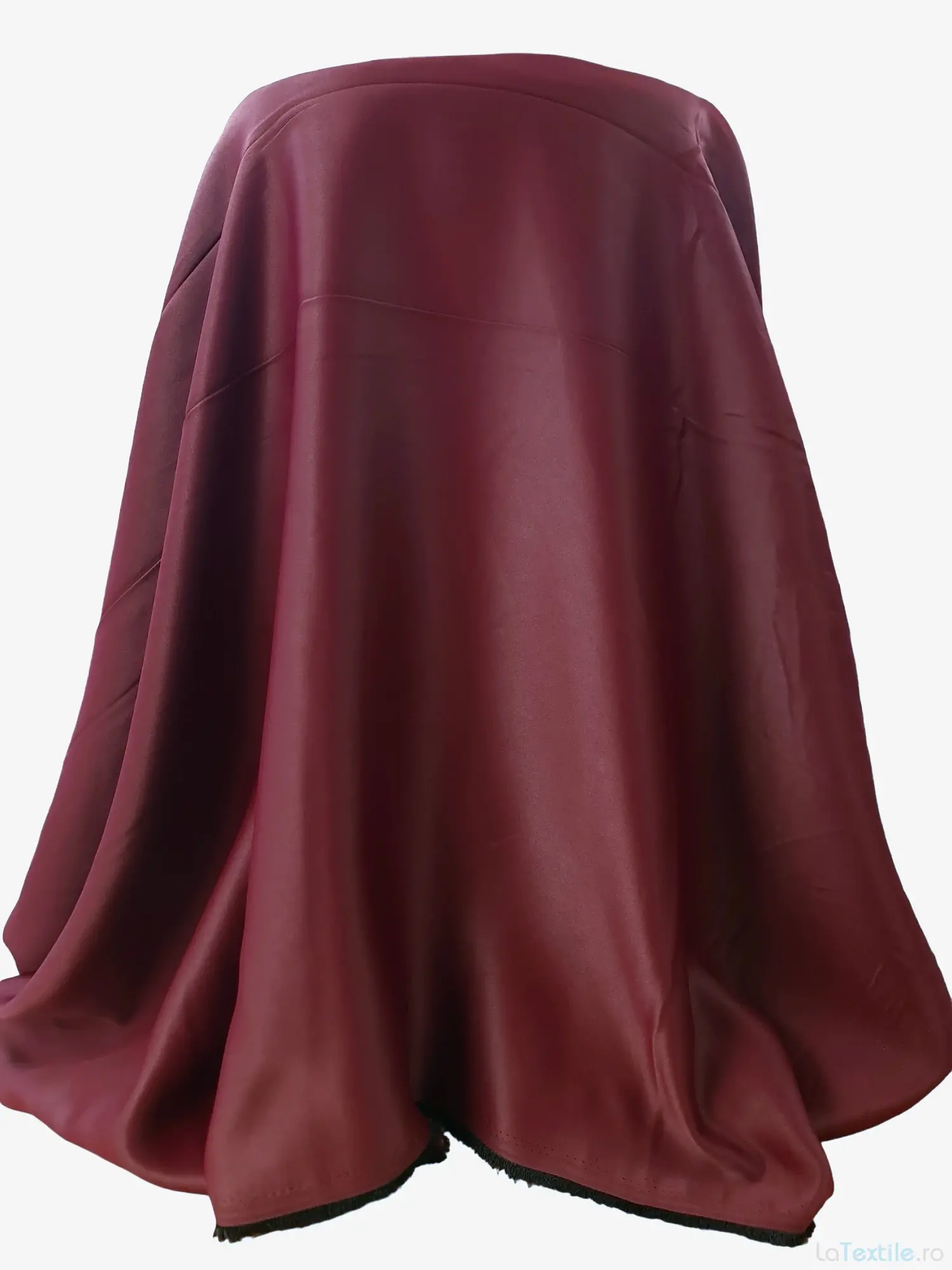 Material draperie cu 2 fete grena
