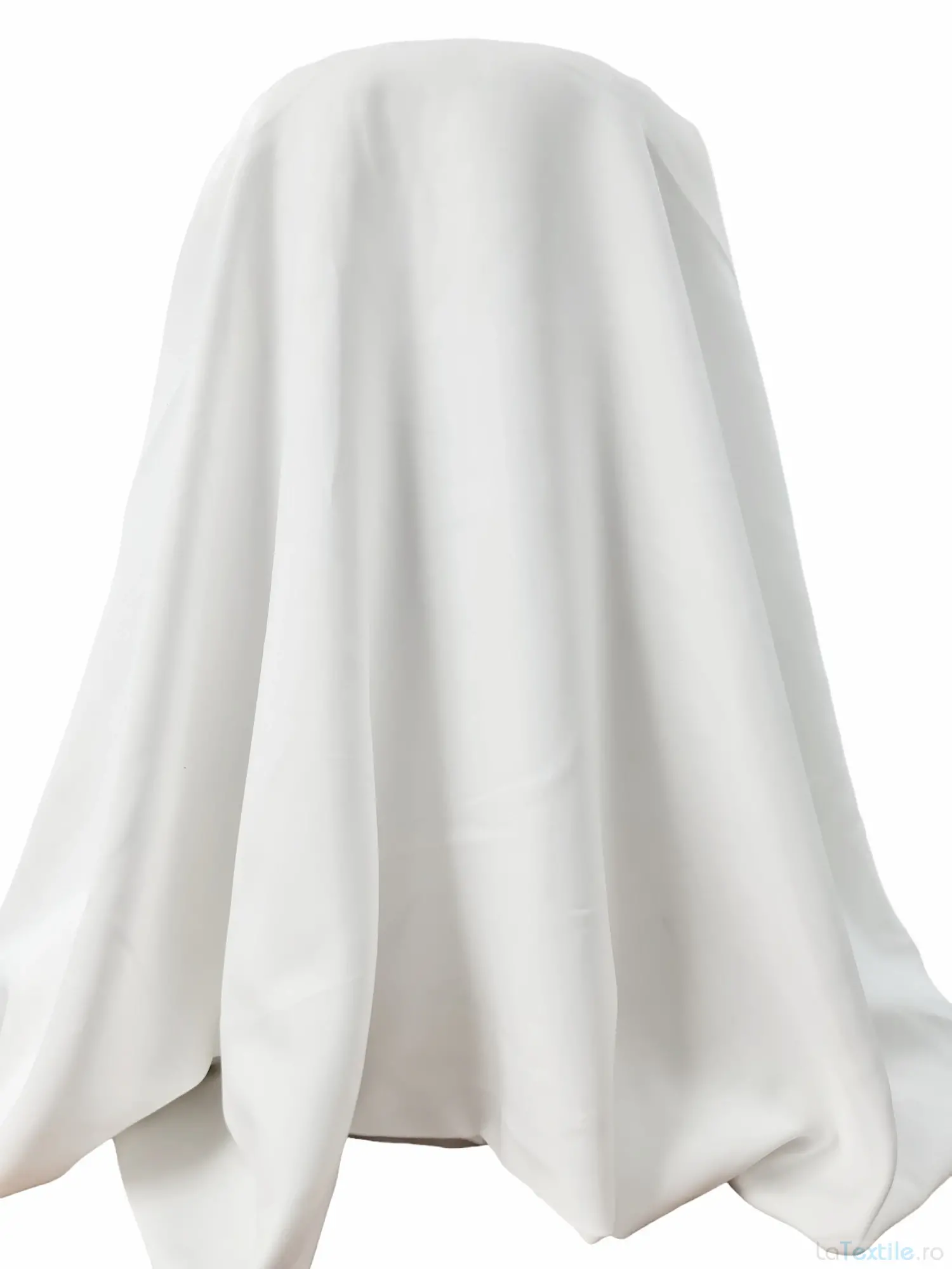 Material draperie alba