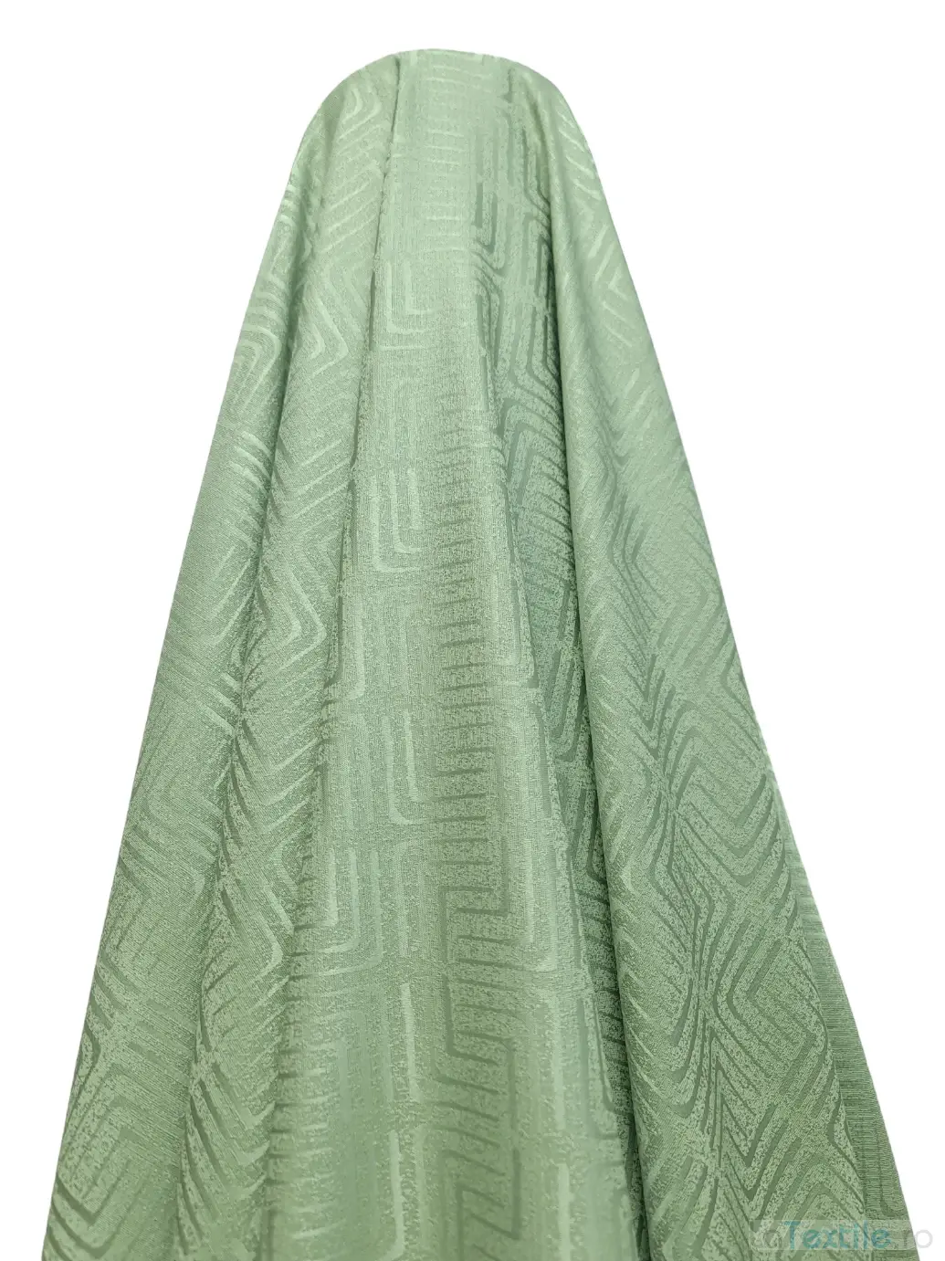 Jacquard verde menta cu model