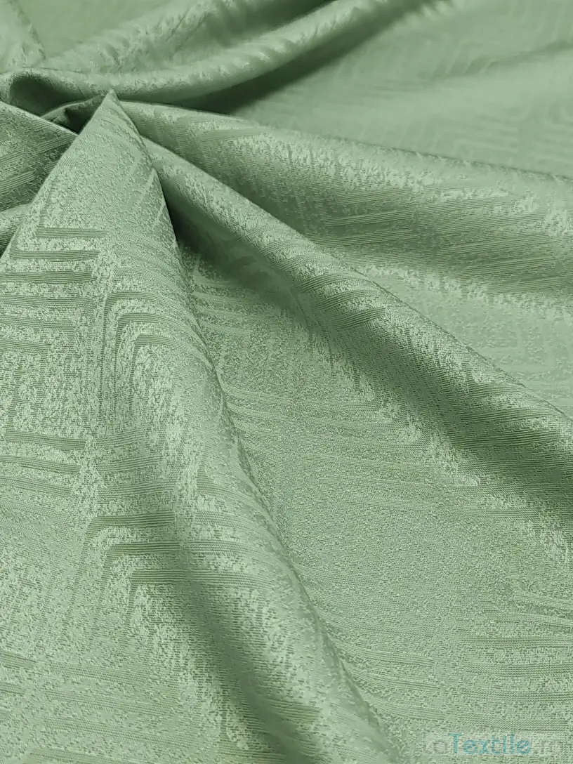 Jacquard verde menta cu model