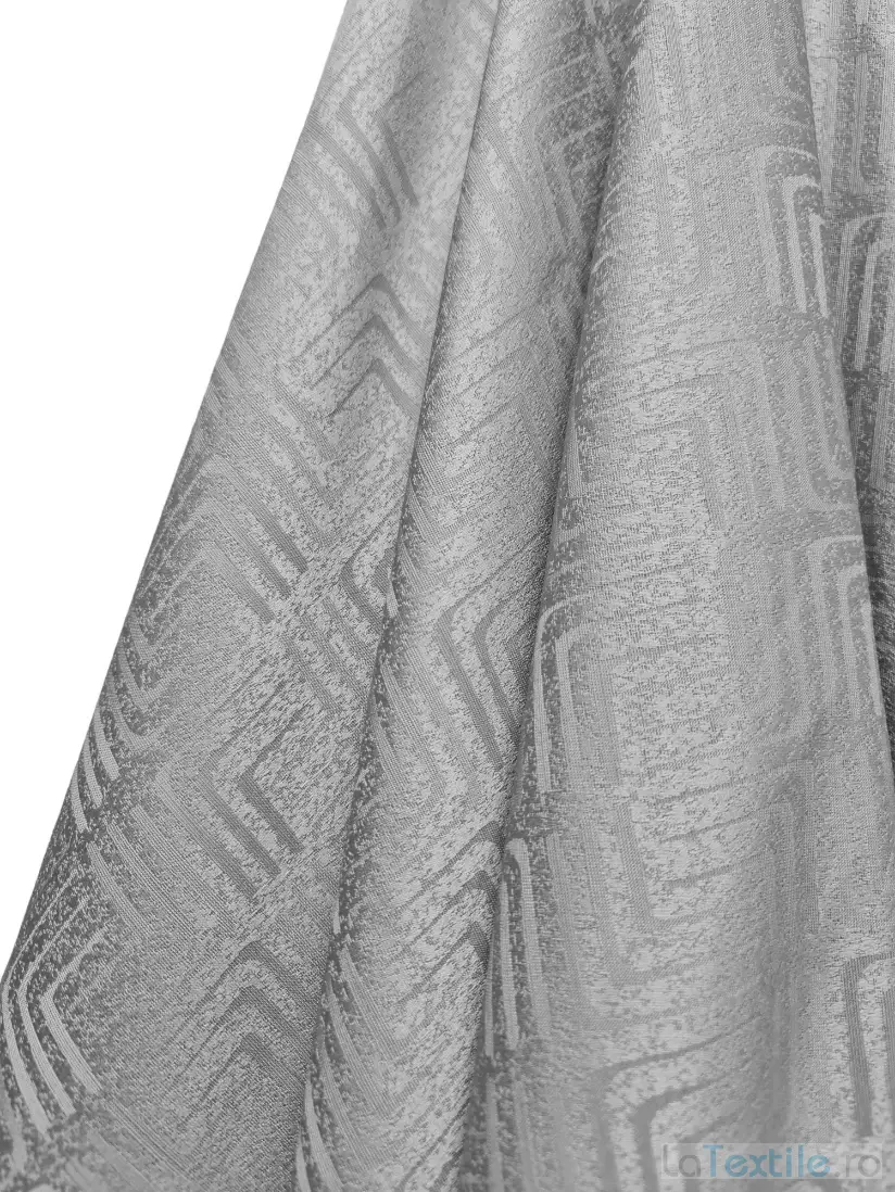 Jacquard gri cu model