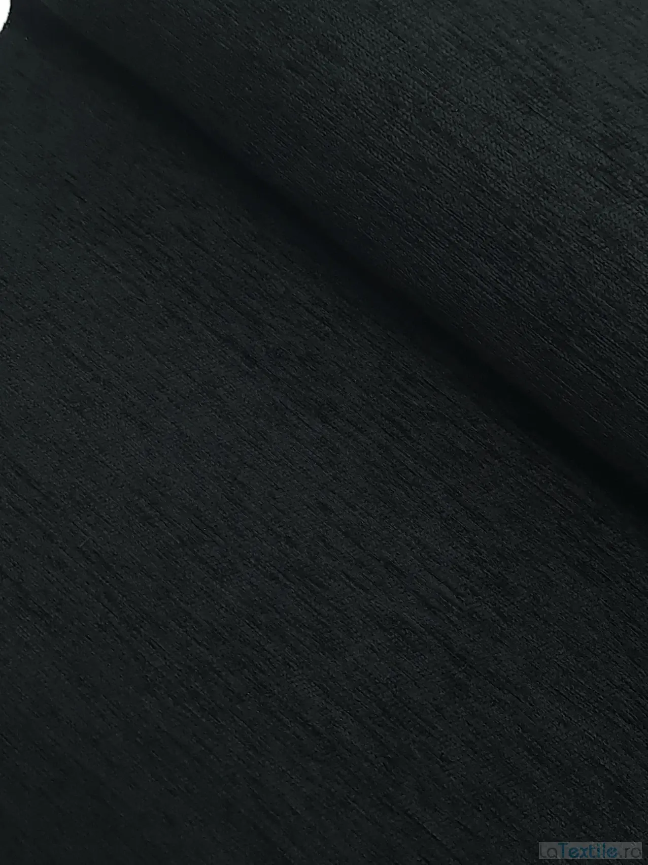 Stofa pentru tapiterie cu fibra naturala neagra