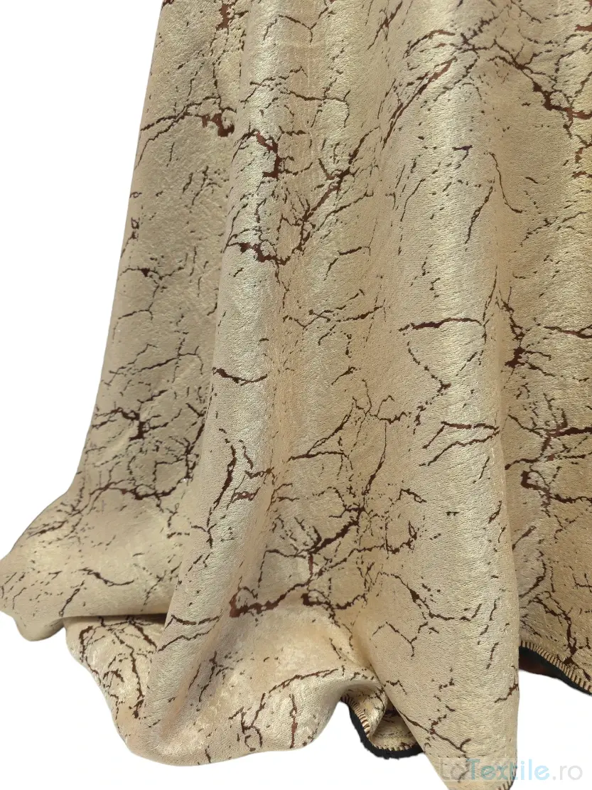 Material draperie bej model marmura