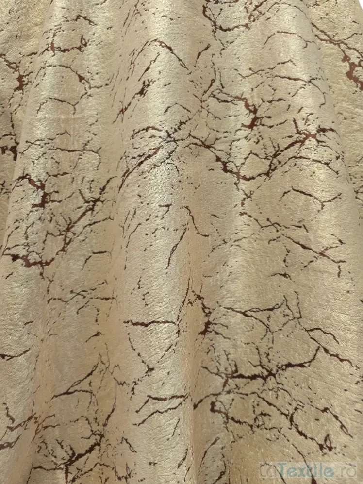 Material draperie bej model marmura