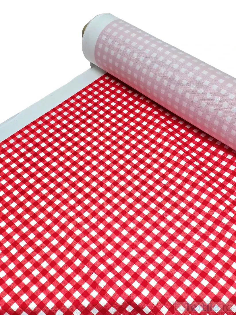 Material impermeabil carouri rosii