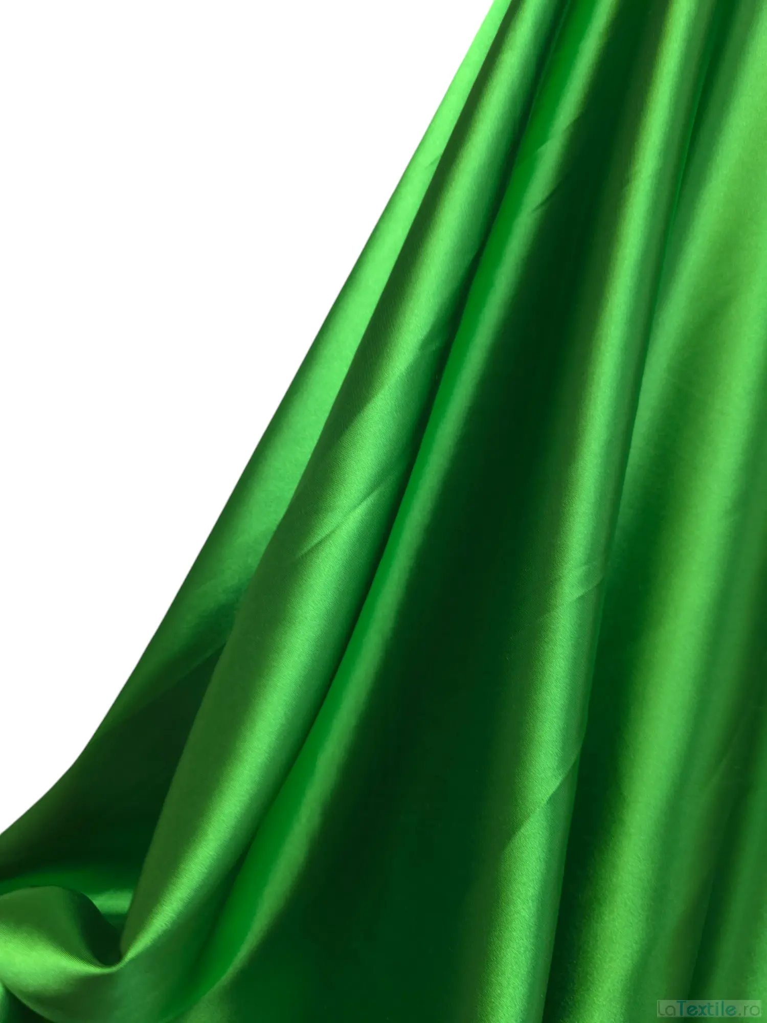 Satin elastic verde iarba