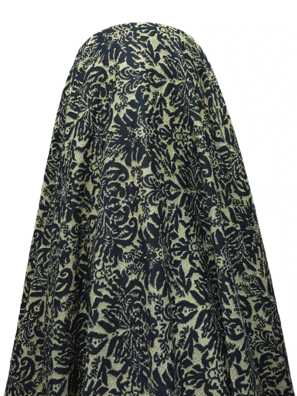 Jerse gofrat cu model fir lame auriu