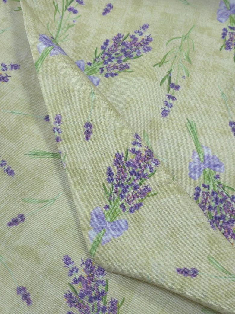 Material Home Decor imprimeu lavanda