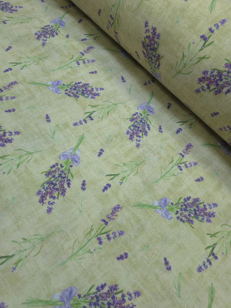 Material Home Decor imprimeu lavanda