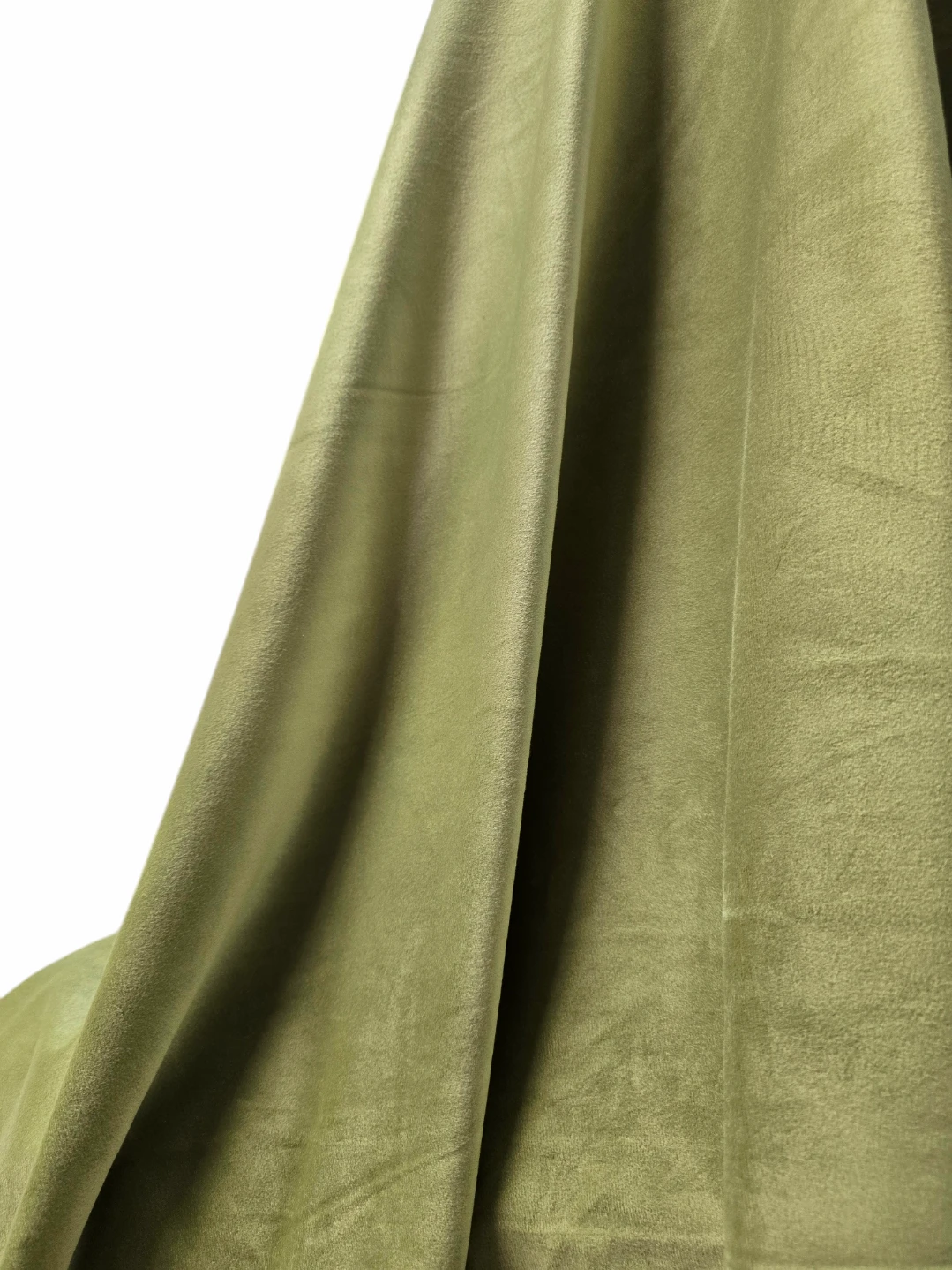 Material draperie catifea verde olive