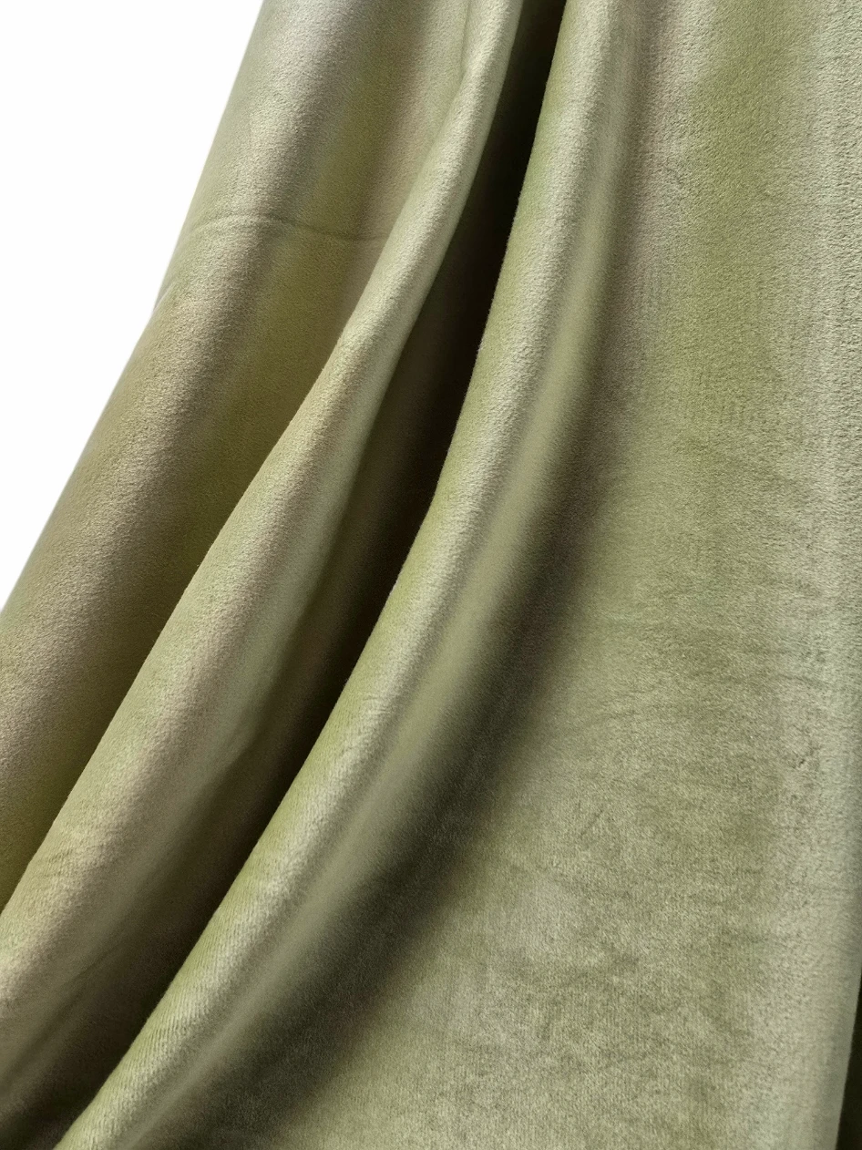Material draperie catifea verde olive