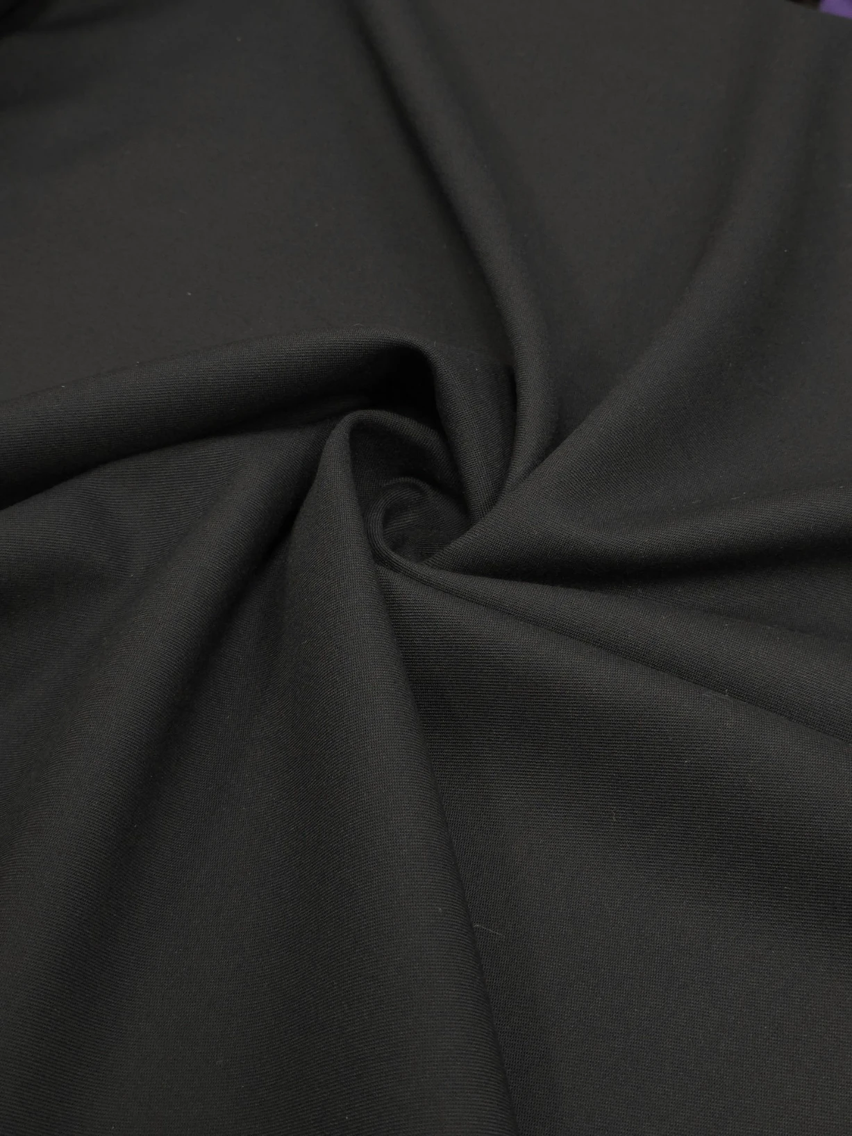 Stofa cu lana tip gabardin neagra