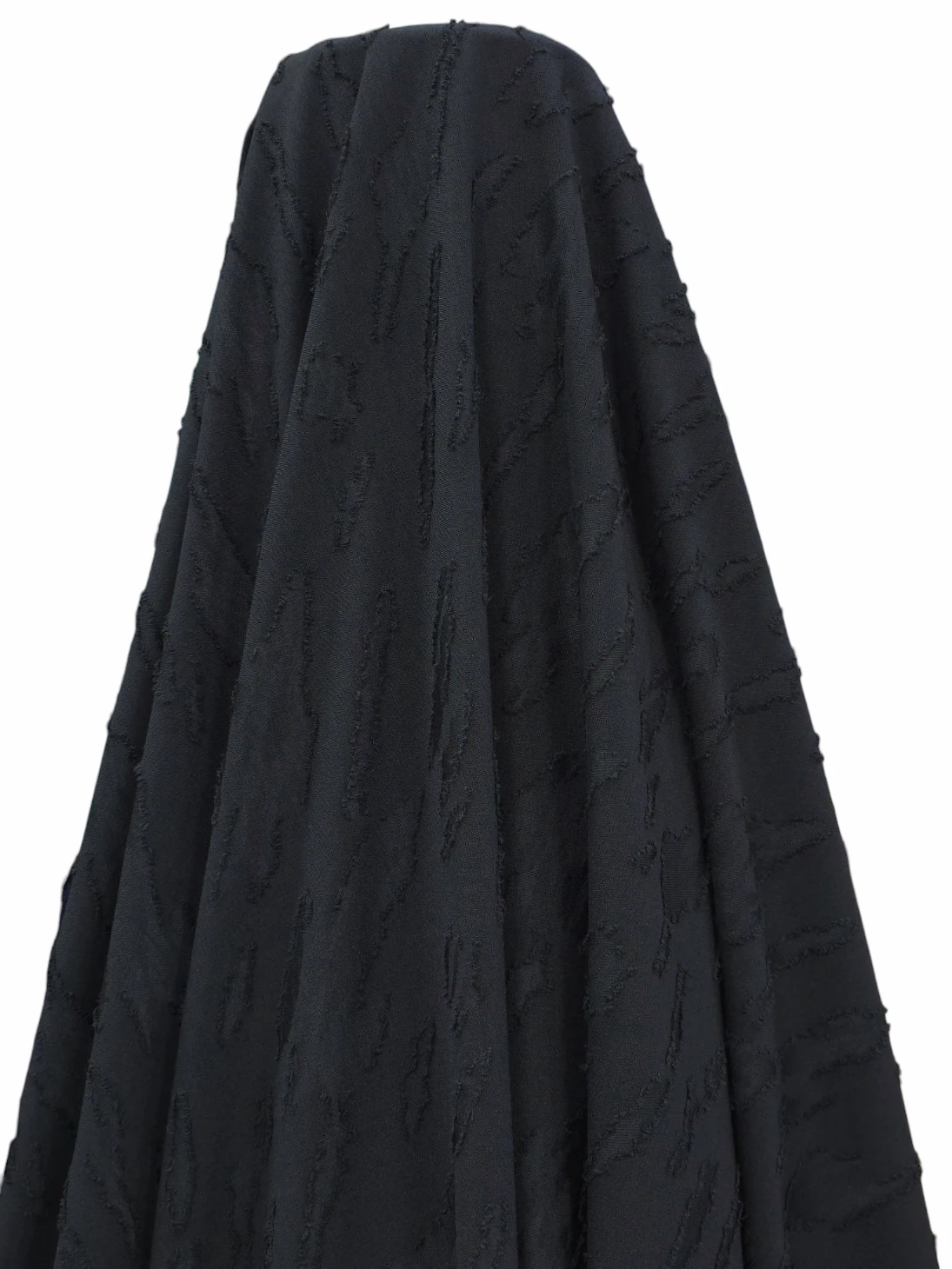 Tesatura tip in model jacqard negru