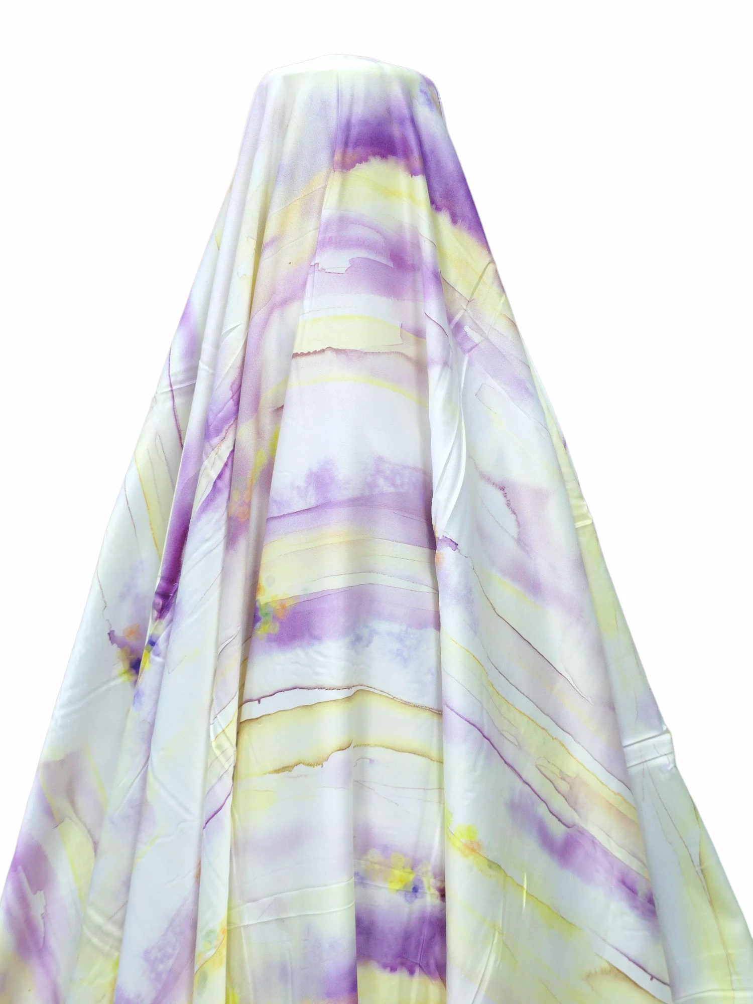 Matase satinata abstract lila