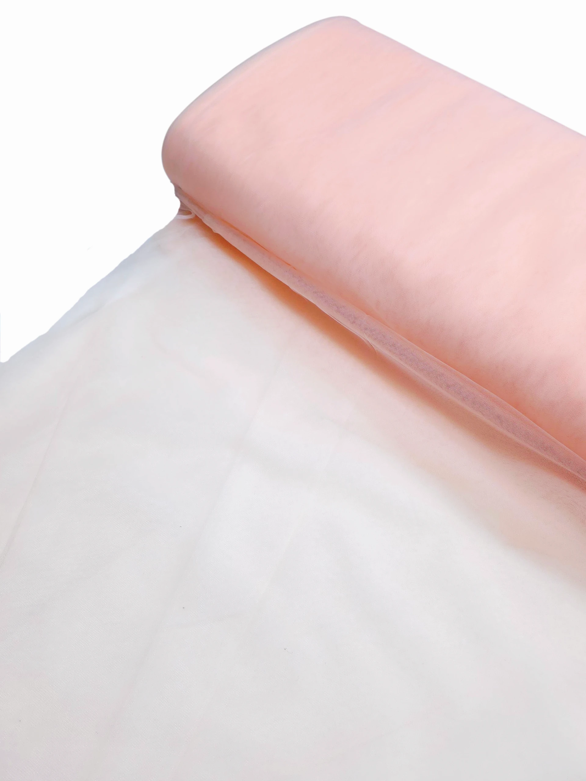 Tul elastic fin 3m lățime somon