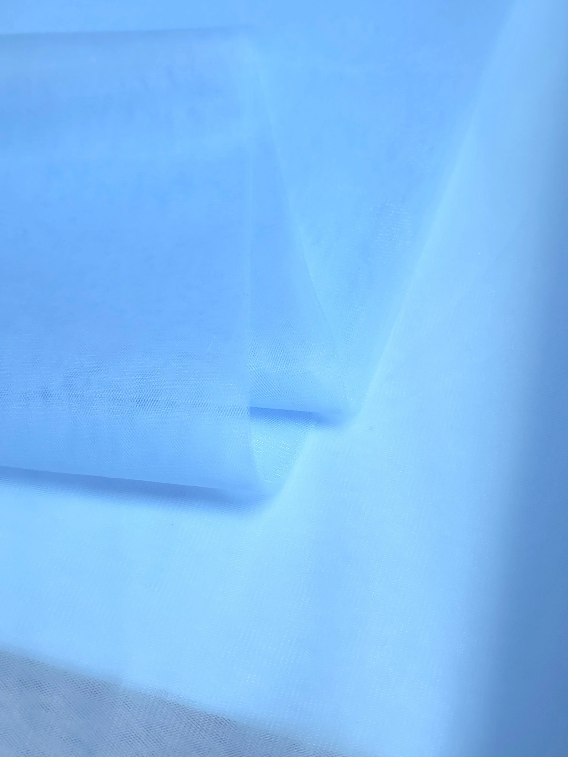 Tul elastic fin 3m lățime bleu