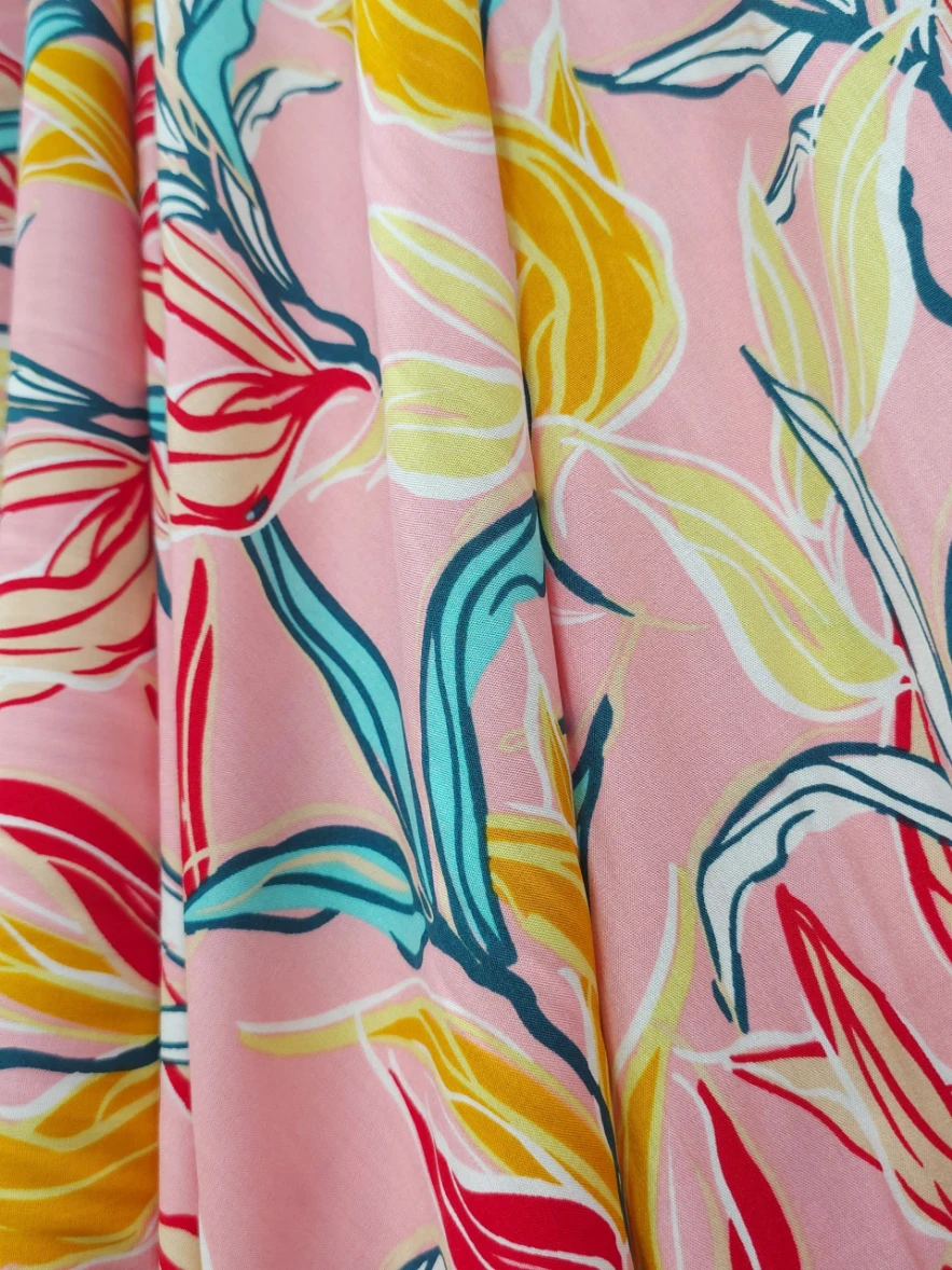 Vascoza cu Bumbac Imprimata Candy Tropics